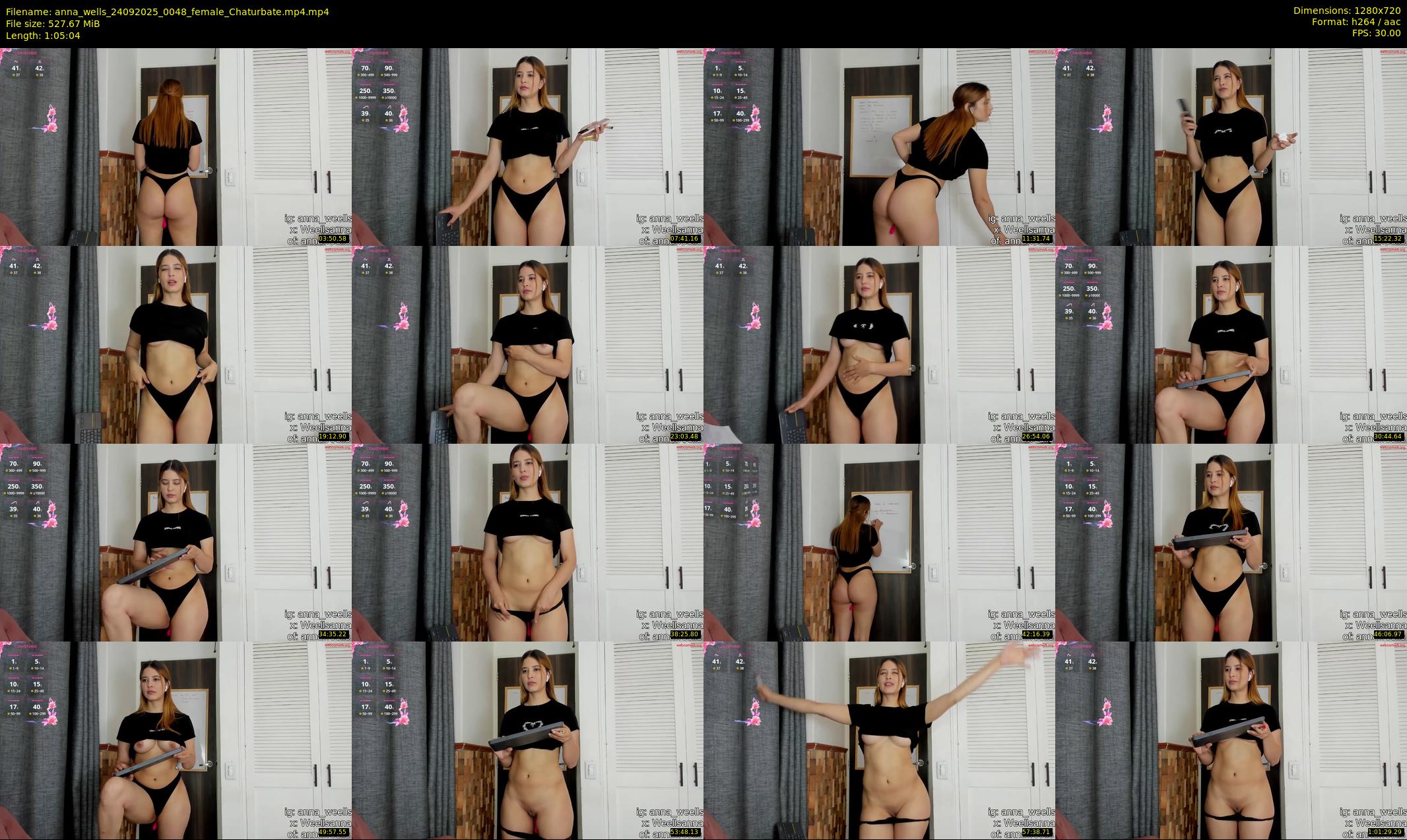 anna_wells — 66 minute Chaturbate female cam show recording, 720p, Sep 24, 2025