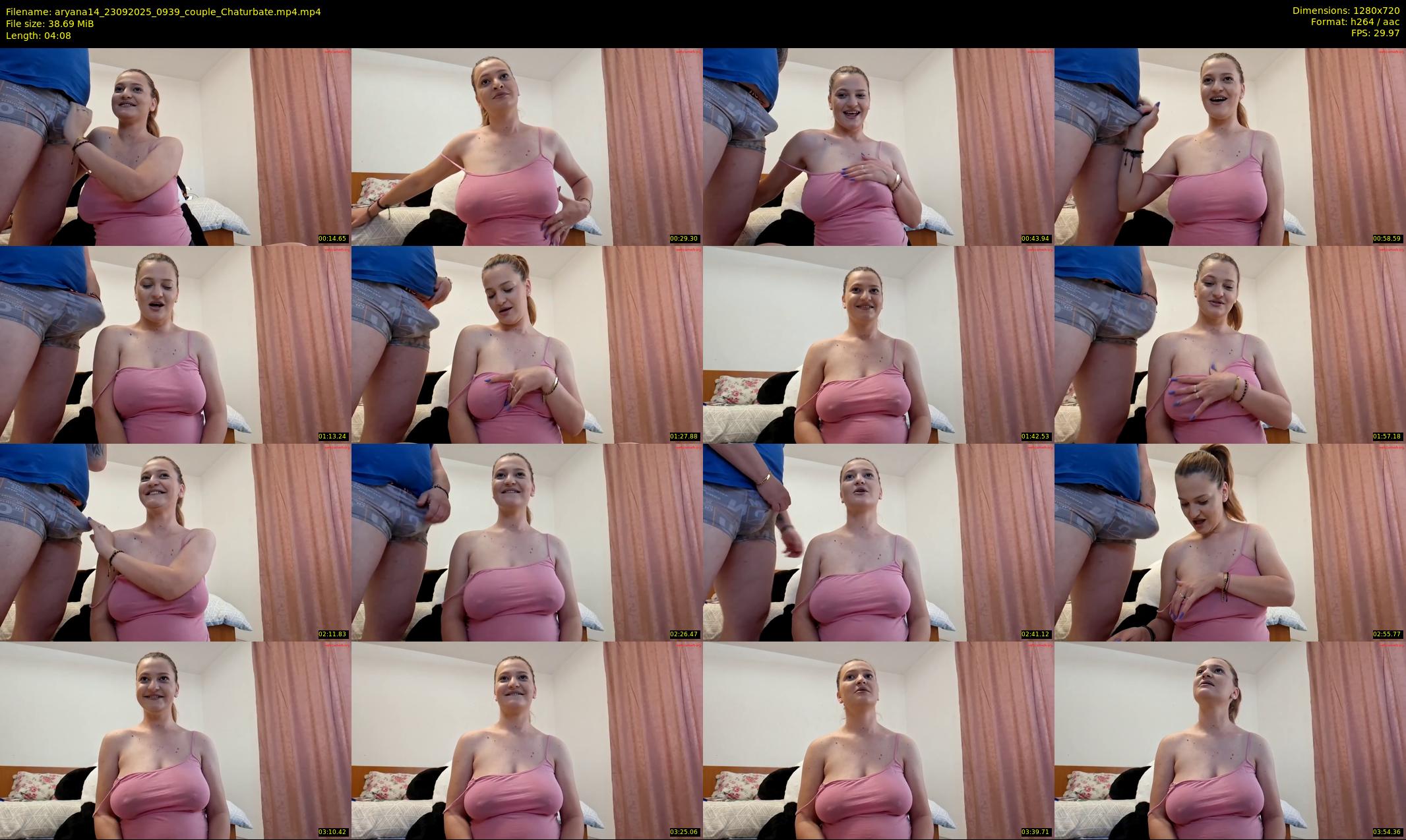 aryana14 — 5 minute Chaturbate couple cam show recording, 720p, Sep 23, 2025