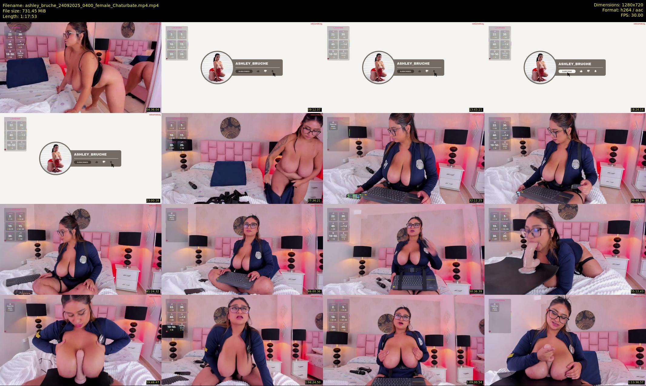 ashley_bruche — 78 minute Chaturbate female cam show recording, 720p, Sep 24, 2025