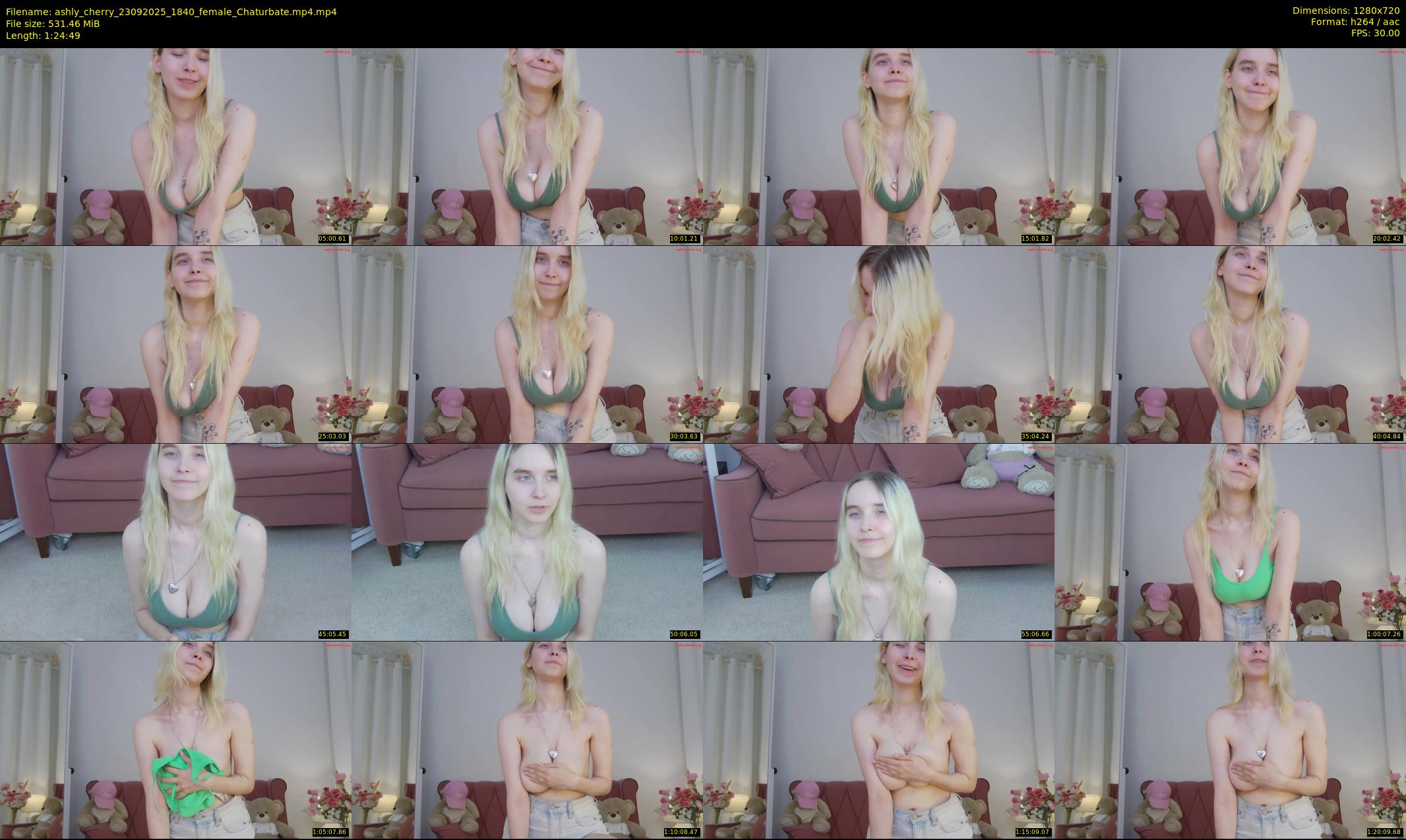 ashly_cherry — 85 minute Chaturbate female cam show recording, 720p, Sep 23, 2025