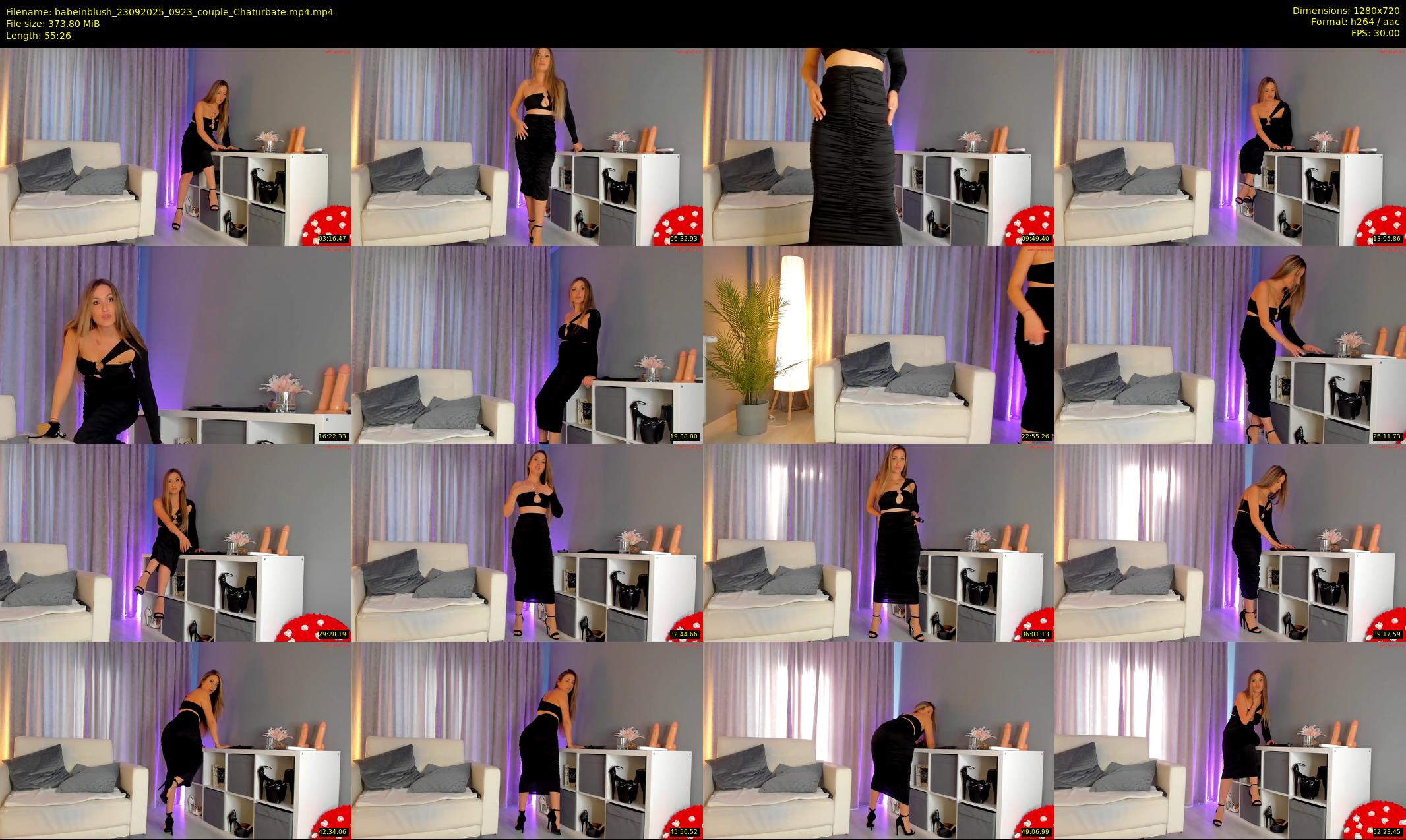 babeinblush — 56 minute Chaturbate female cam show recording, 720p, Sep 23, 2025