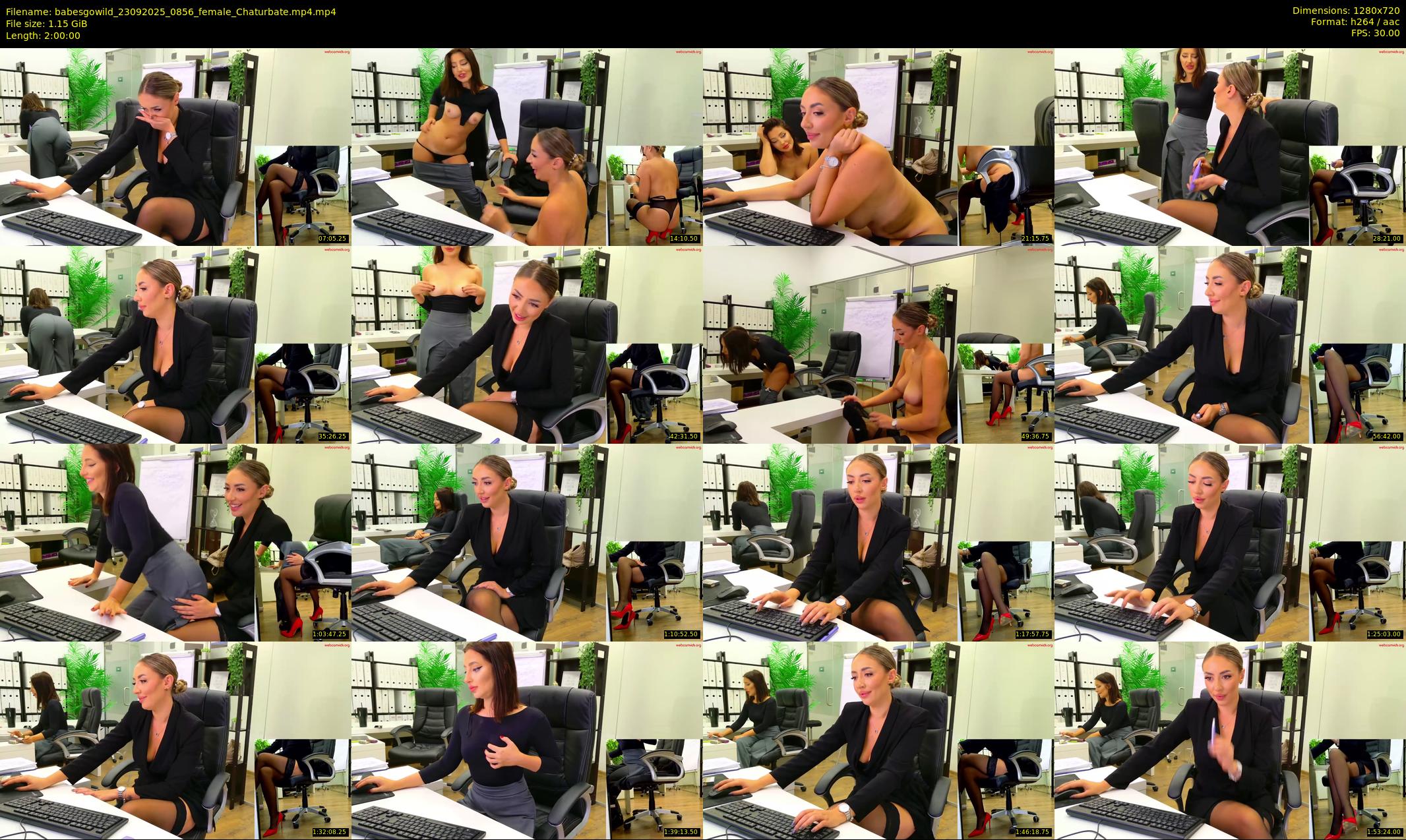 babesgowild — 120 minute Chaturbate couple cam show recording, 720p, Sep 23, 2025