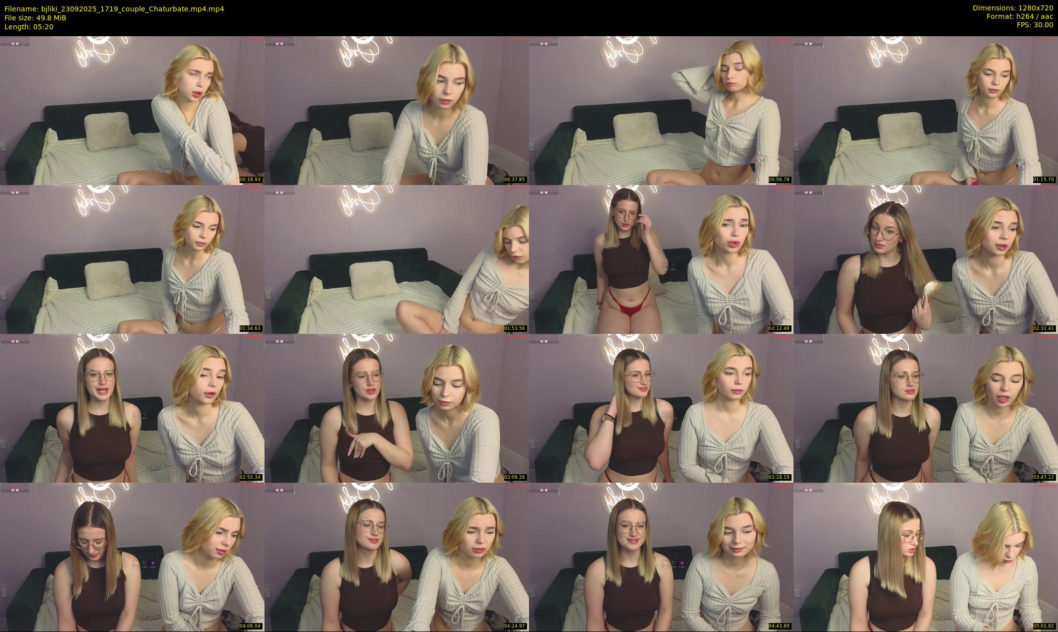 bjliki — 6 minute Chaturbate couple cam show recording, 720p, Sep 23, 2025