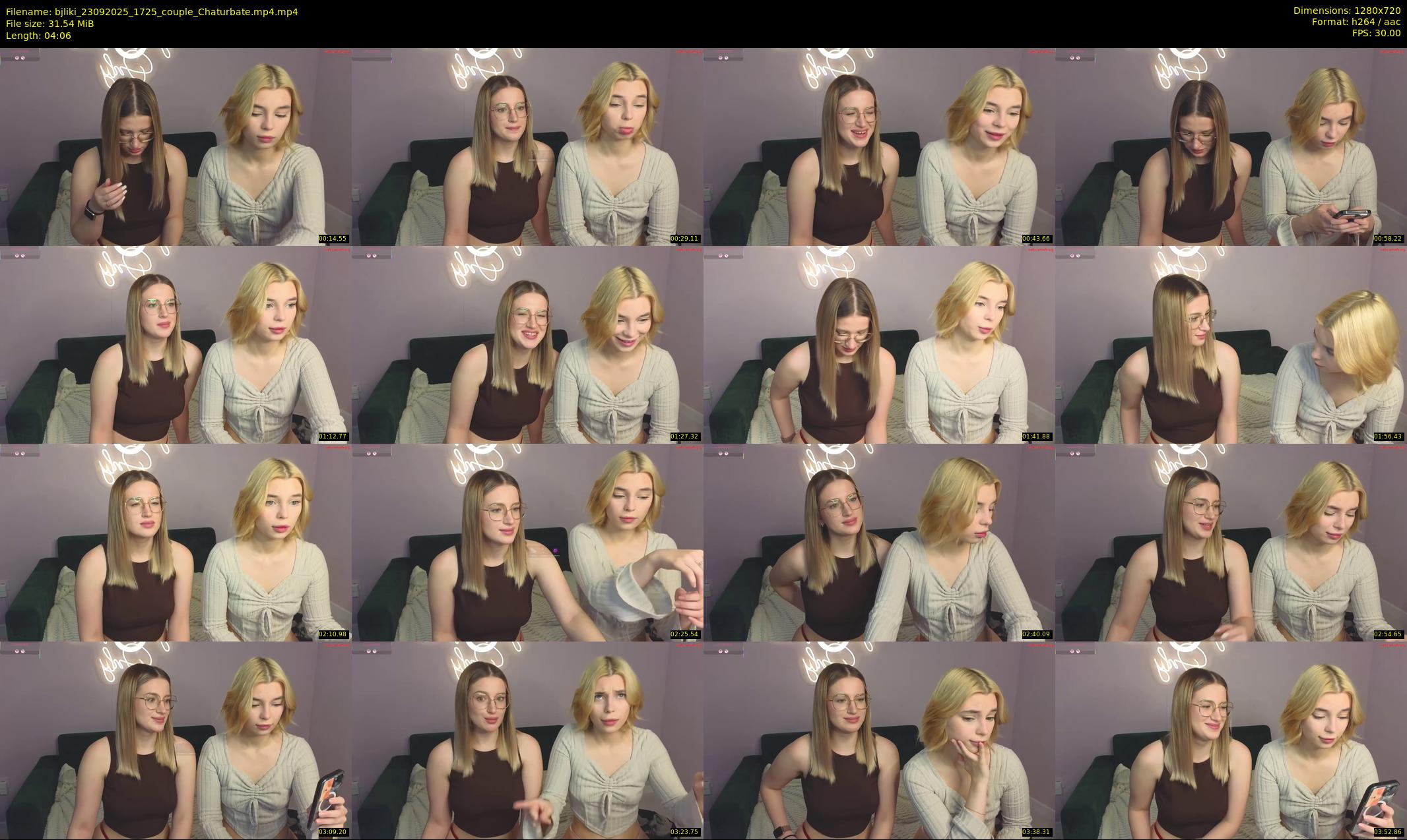 bjliki — 5 minute Chaturbate couple cam show recording, 720p, Sep 23, 2025