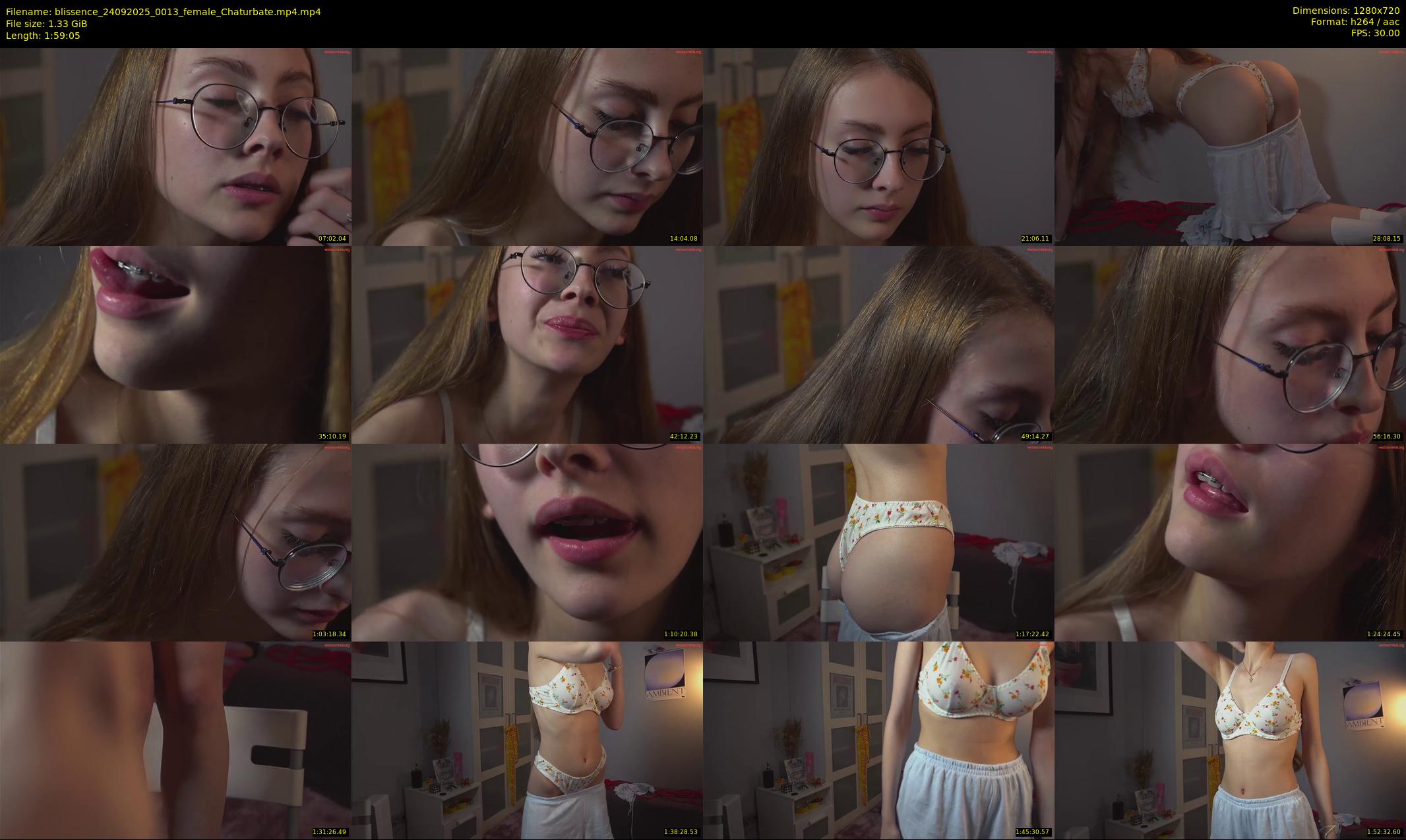 blissence — 120 minute Chaturbate female cam show recording, 720p, Sep 24, 2025