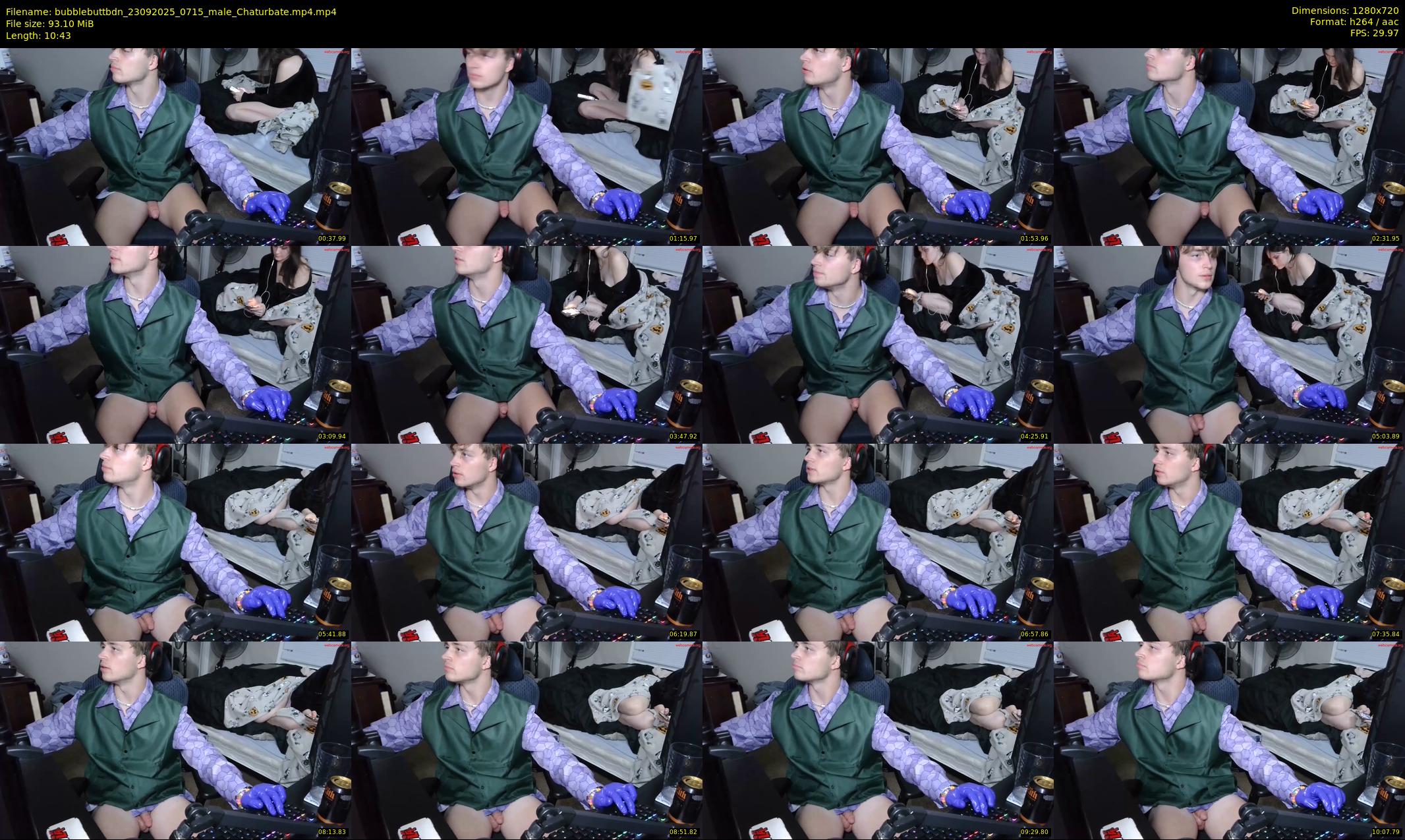bubblebuttbdn — 11 minute Chaturbate male cam show recording, 720p, Sep 23, 2025