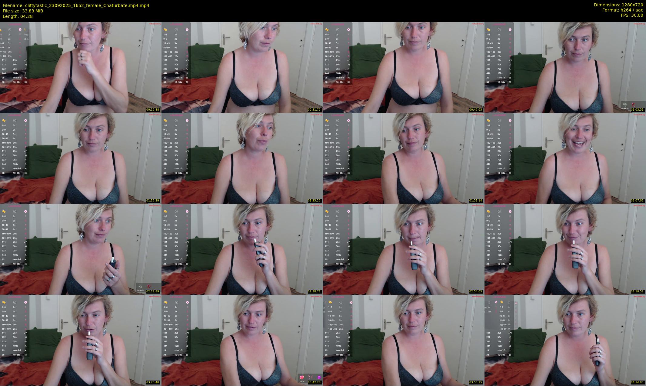 clittytastic — 5 minute Chaturbate female cam show recording, 720p, Sep 23, 2025