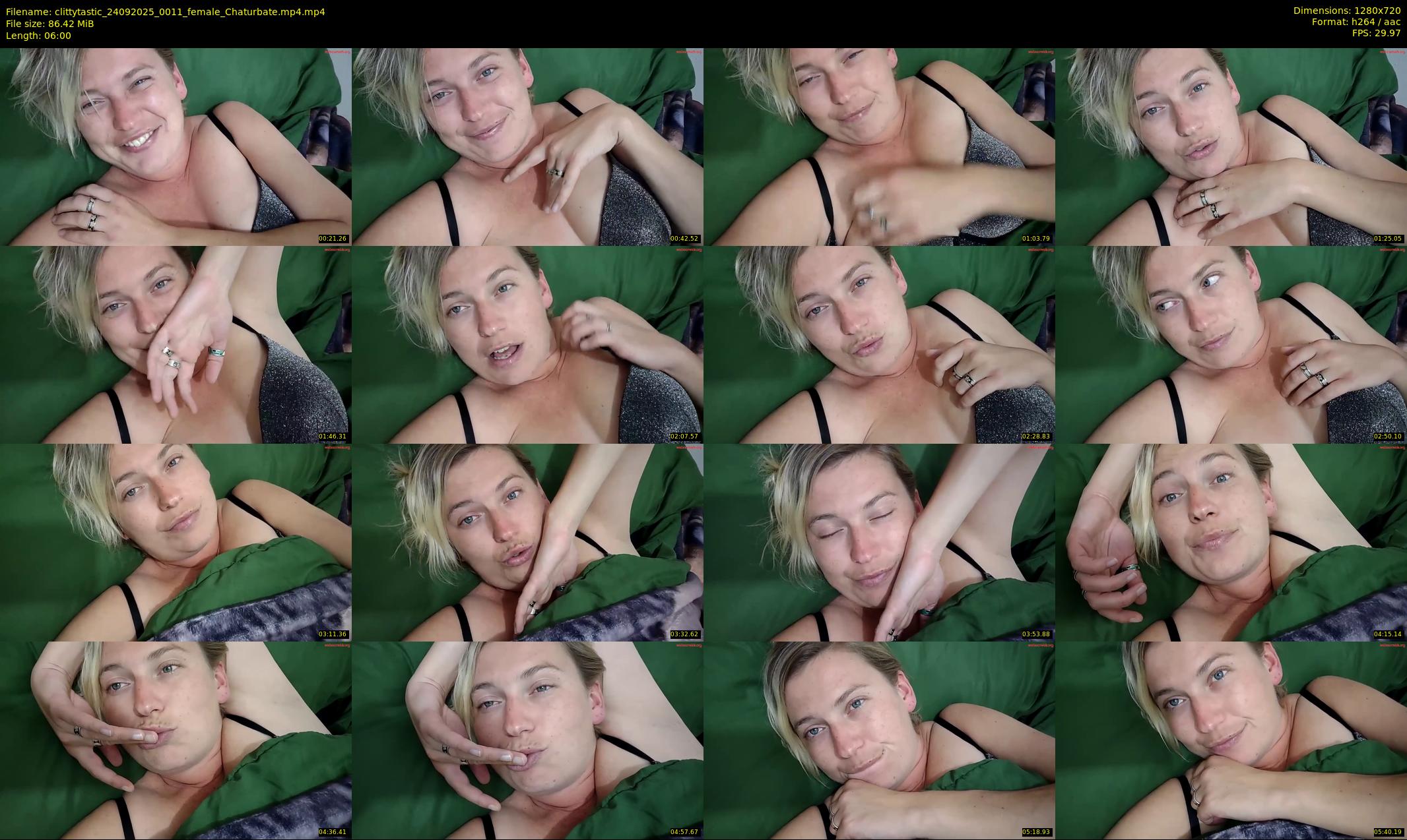 clittytastic — 6 minute Chaturbate female cam show recording, 720p, Sep 24, 2025