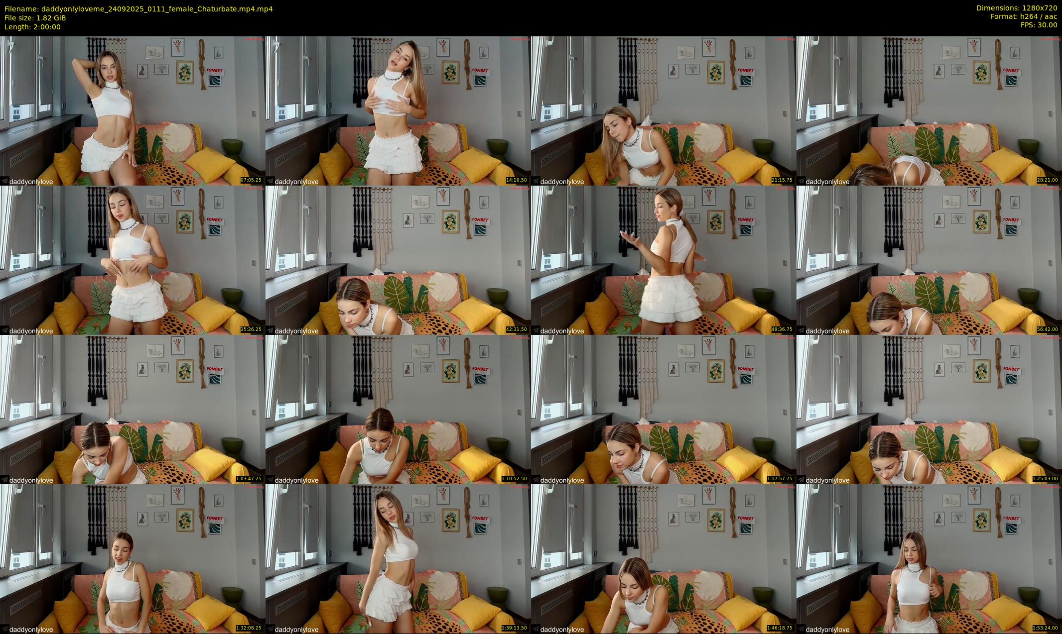 daddyonlyloveme — 120 minute Chaturbate female cam show recording, 720p, Sep 24, 2025