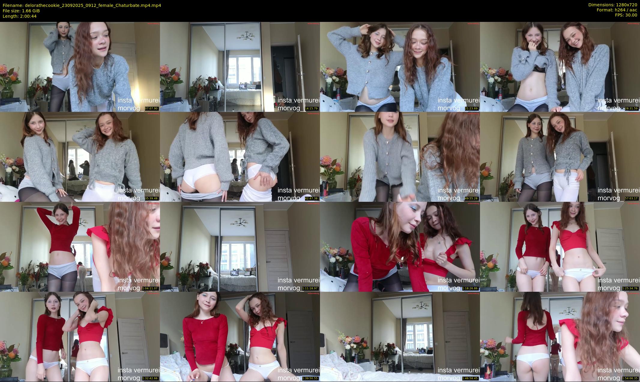 delorathecookie — 121 minute Chaturbate female cam show recording, 720p, Sep 23, 2025