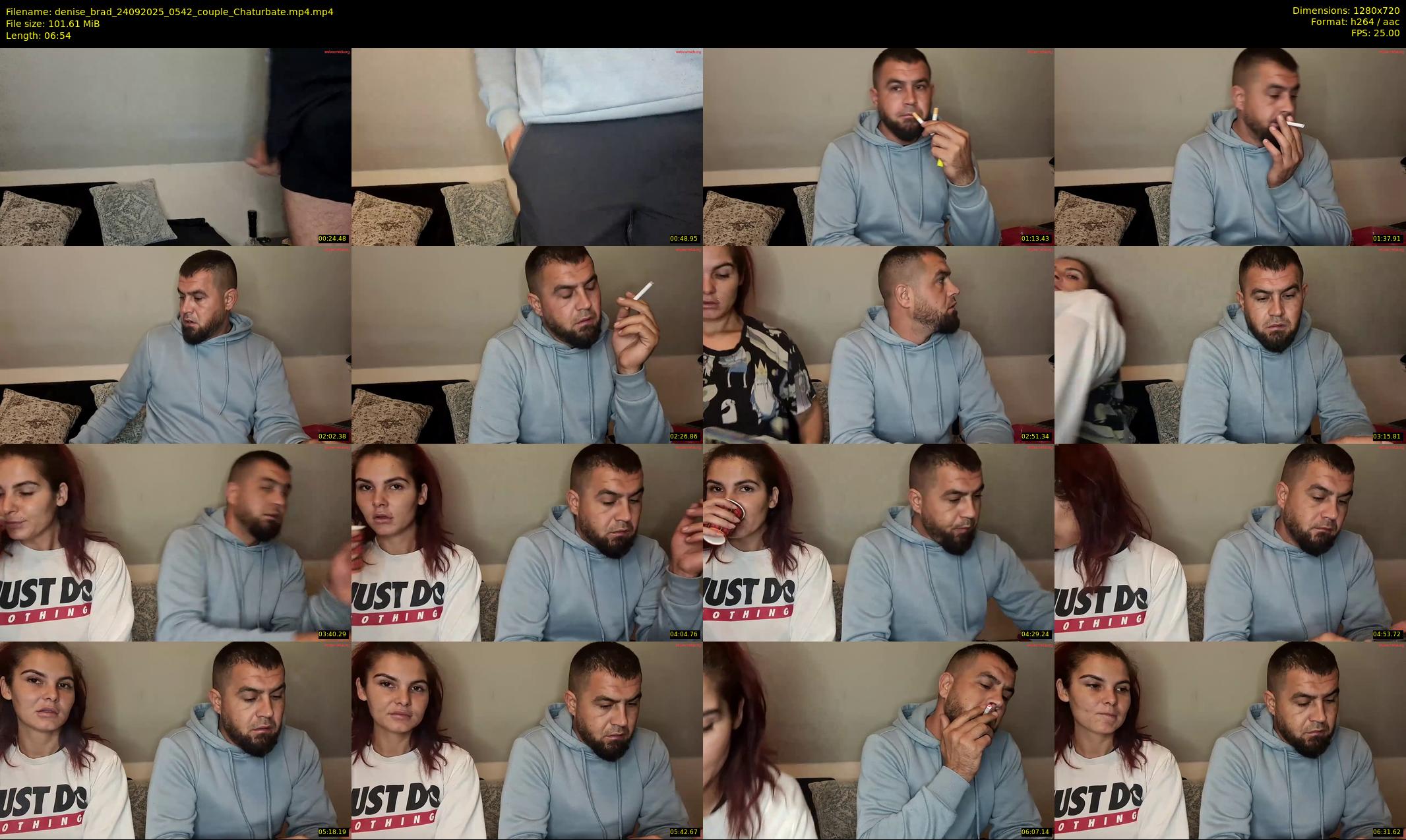 denise_brad — 7 minute Chaturbate couple cam show recording, 720p, Sep 24, 2025