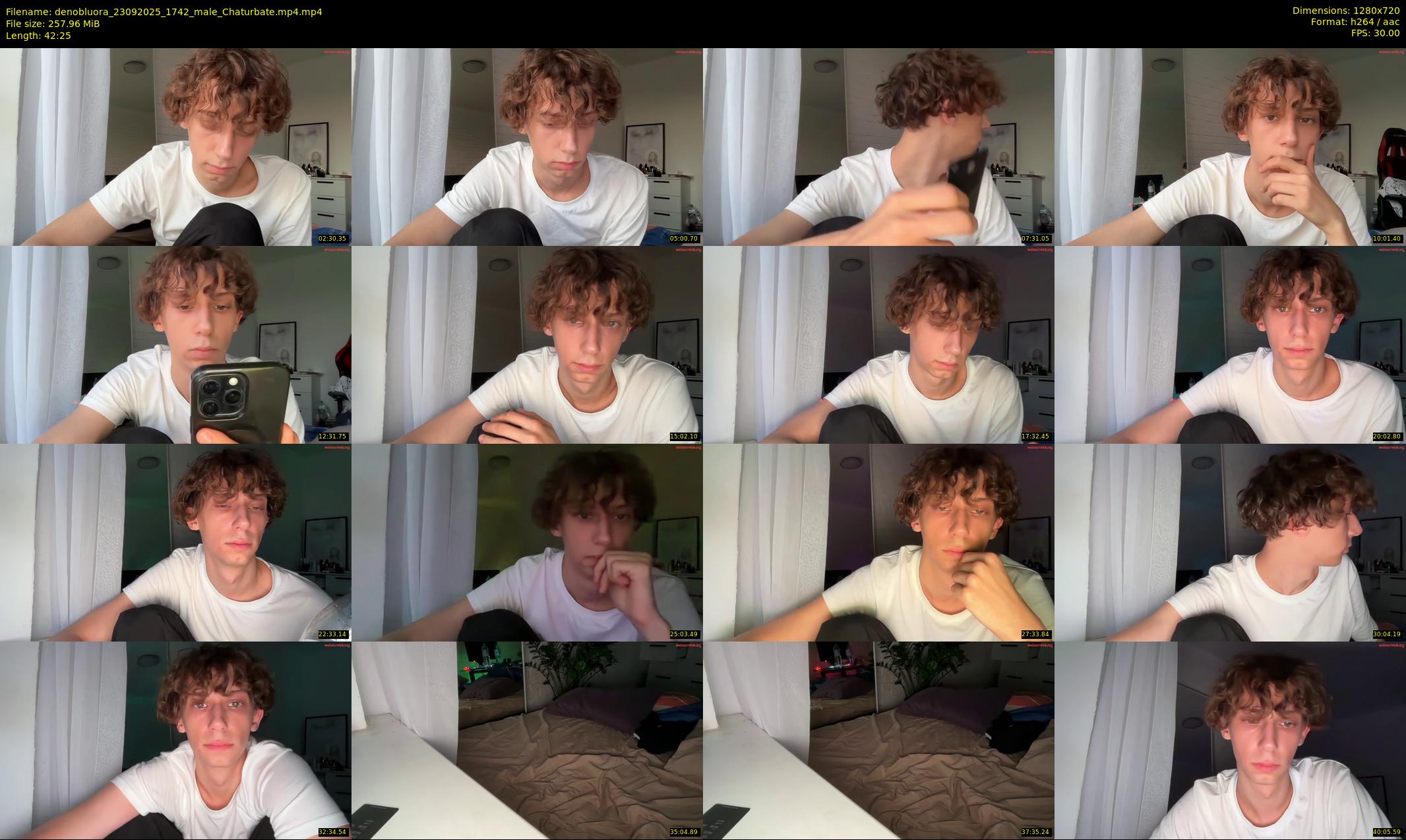 denobluora — 43 minute Chaturbate male cam show recording, 720p, Sep 23, 2025