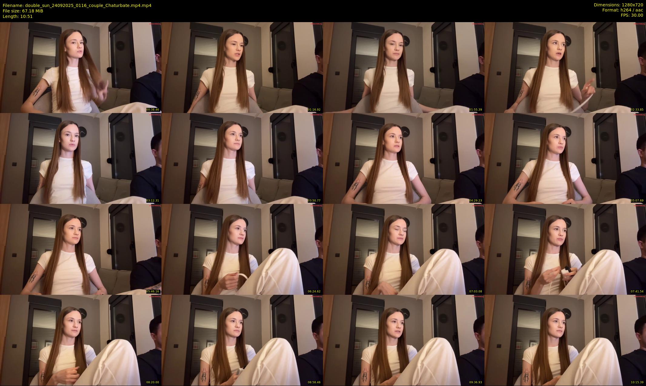 double_sun — 11 minute Chaturbate couple cam show recording, 720p, Sep 24, 2025