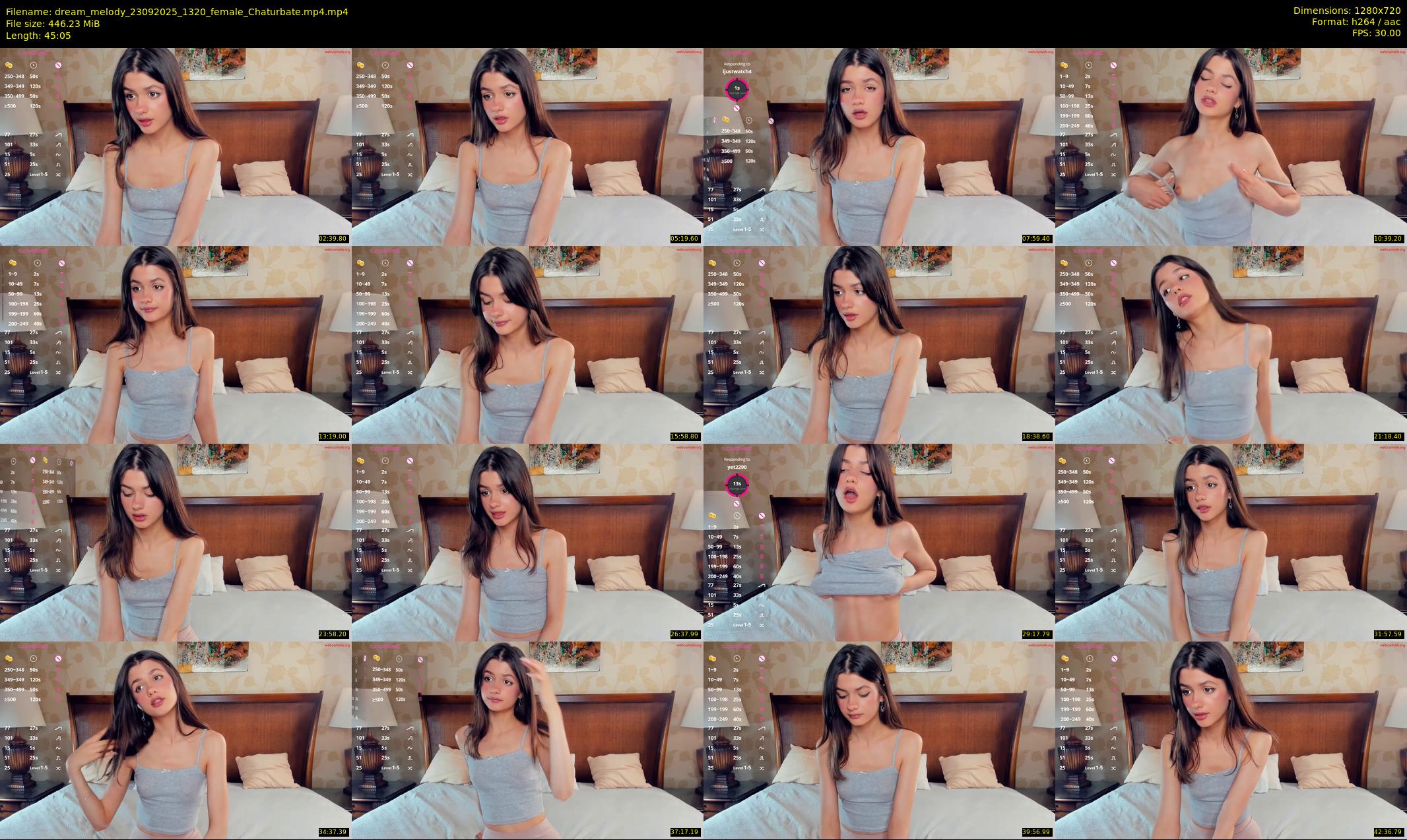 dream_melody — 46 minute Chaturbate female cam show recording, 720p, Sep 23, 2025