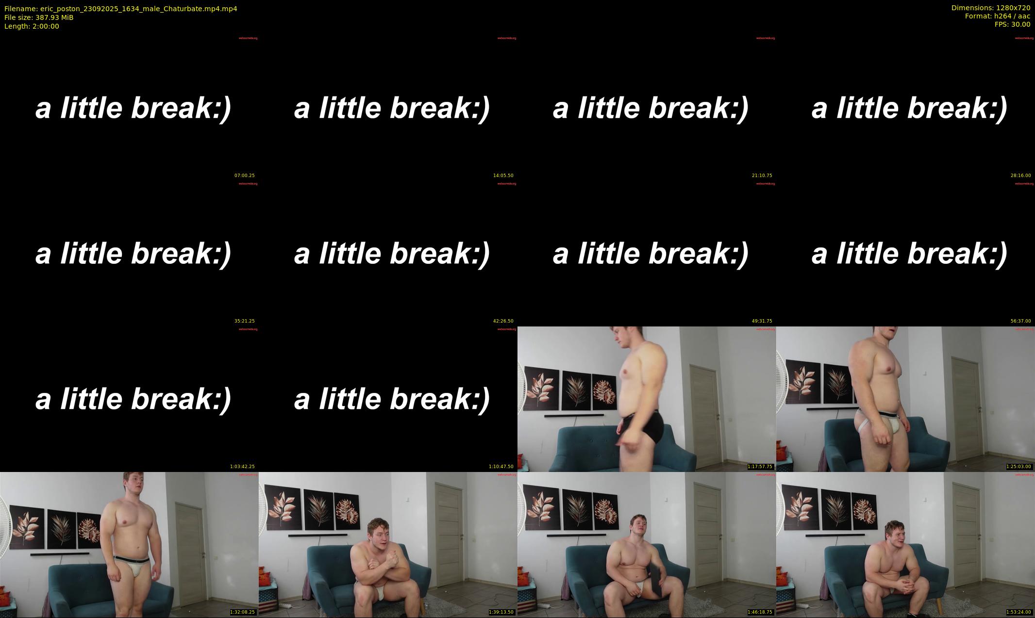 eric_poston — 120 minute Chaturbate male cam show recording, 720p, Sep 23, 2025