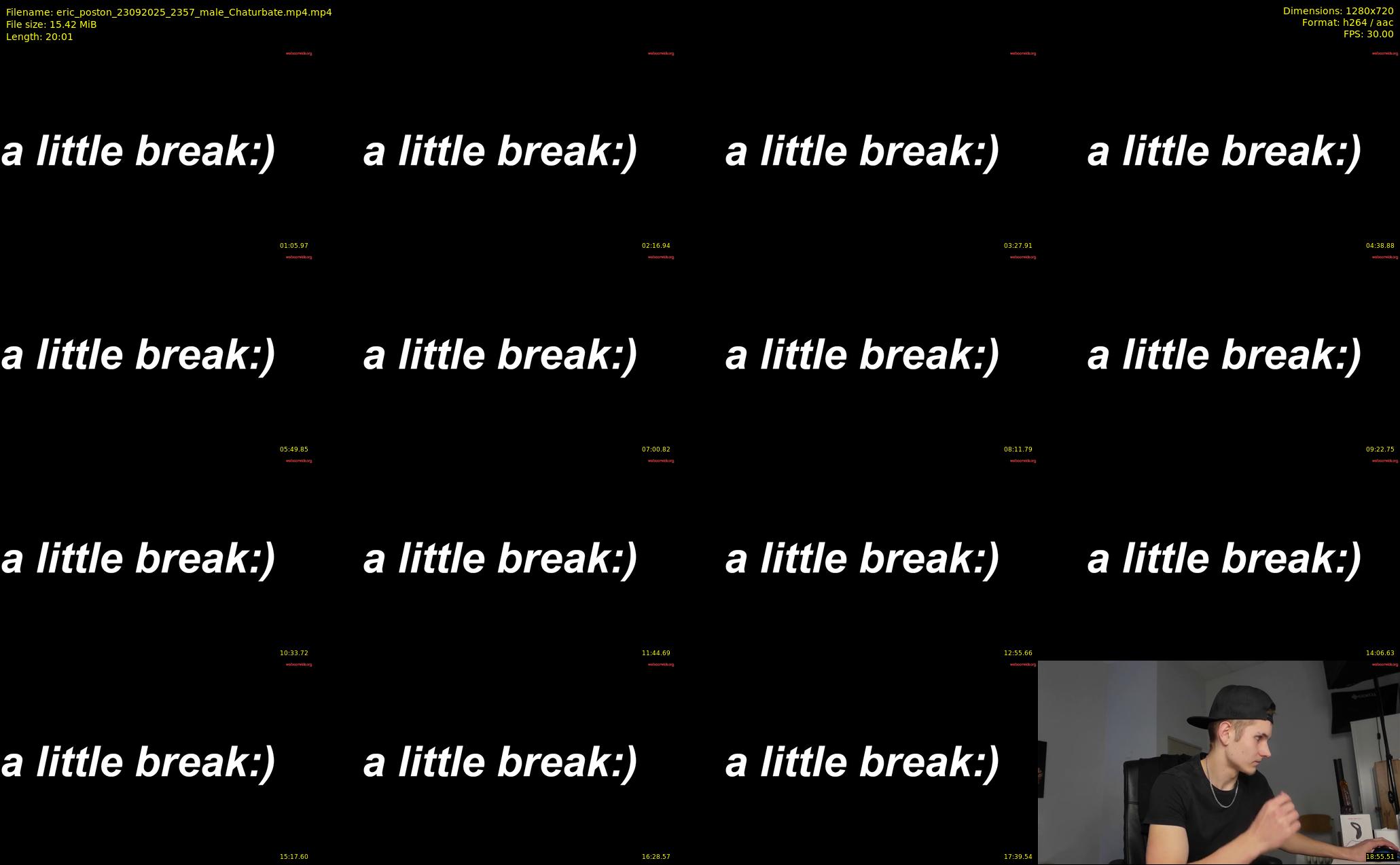 eric_poston — 21 minute Chaturbate male cam show recording, 720p, Sep 23, 2025