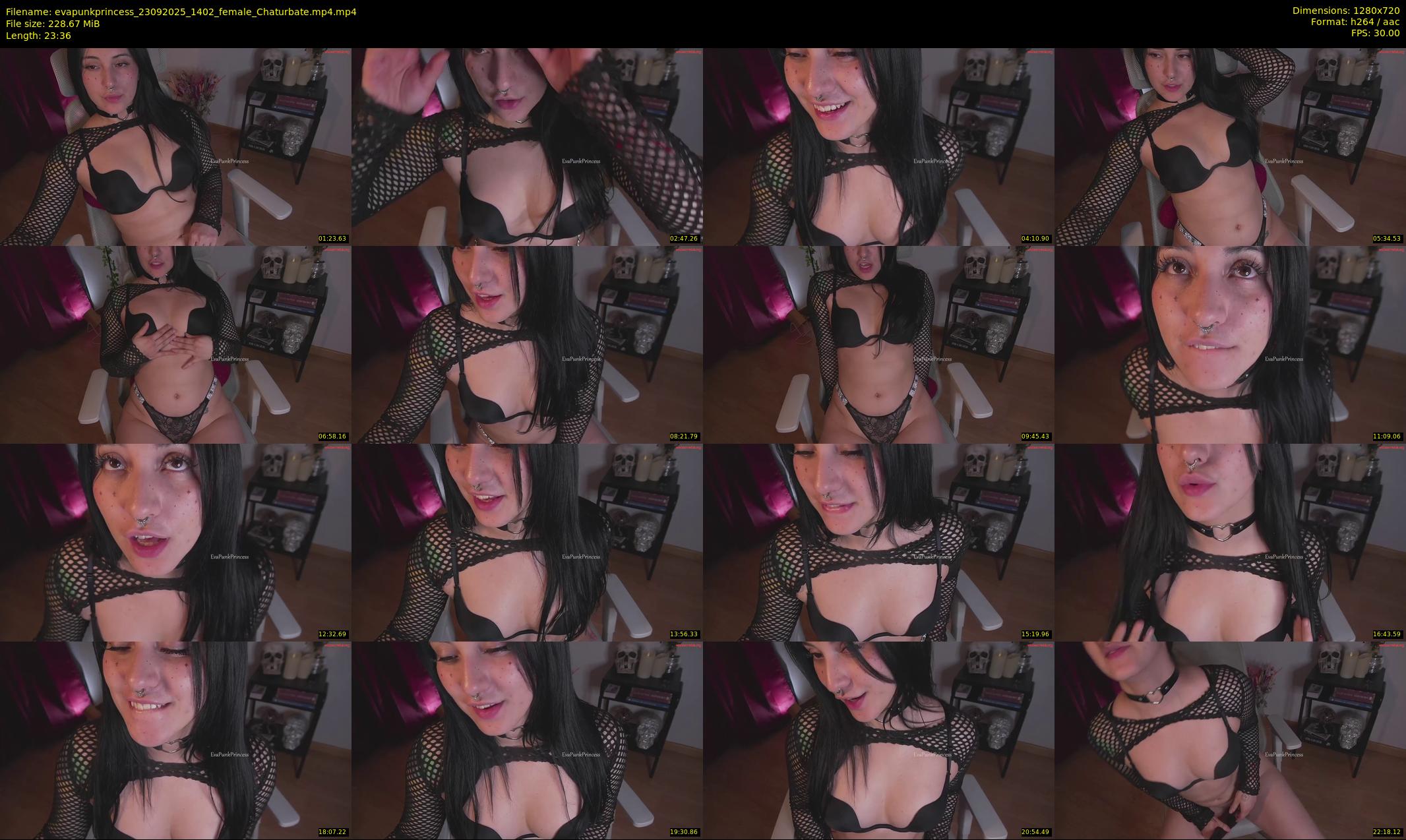 evapunkprincess — 24 minute Chaturbate female cam show recording, 720p, Sep 23, 2025