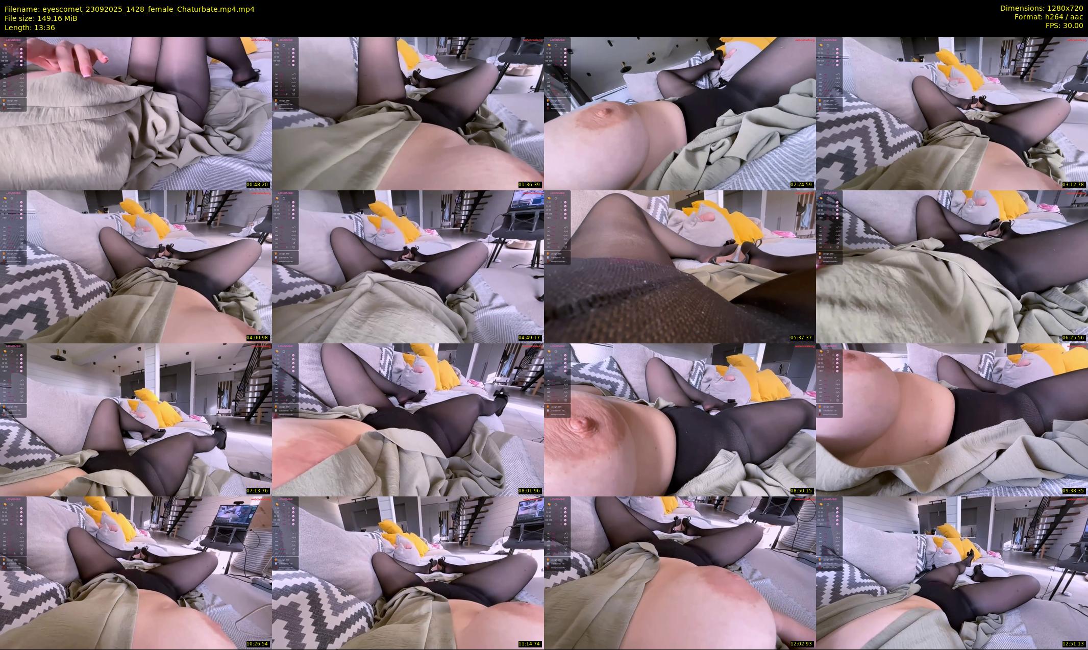 eyescomet — 14 minute Chaturbate female cam show recording, 720p, Sep 23, 2025