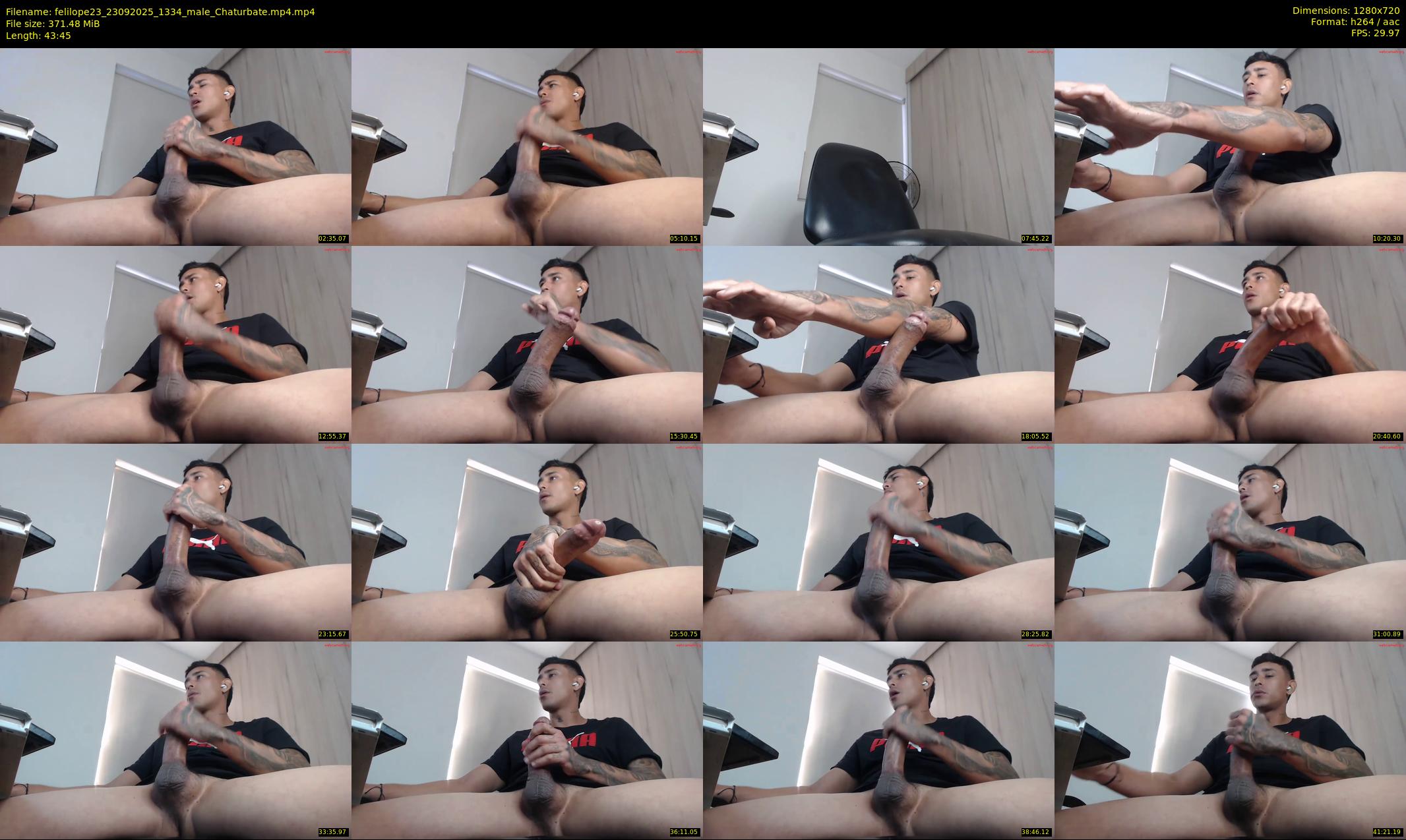 felilope23 — 44 minute Chaturbate male cam show recording, 720p, Sep 23, 2025