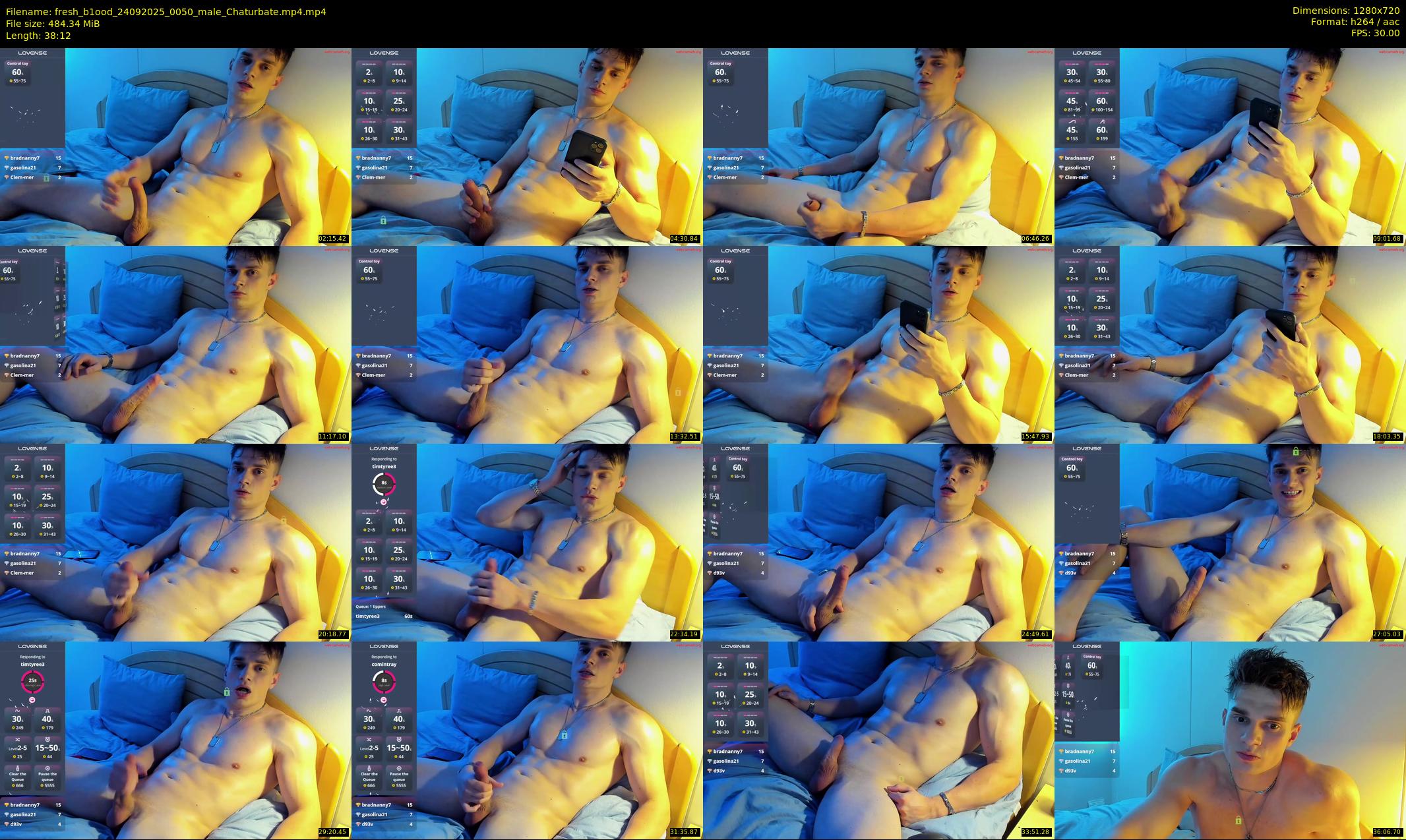fresh_b1ood — 39 minute Chaturbate male cam show recording, 720p, Sep 24, 2025