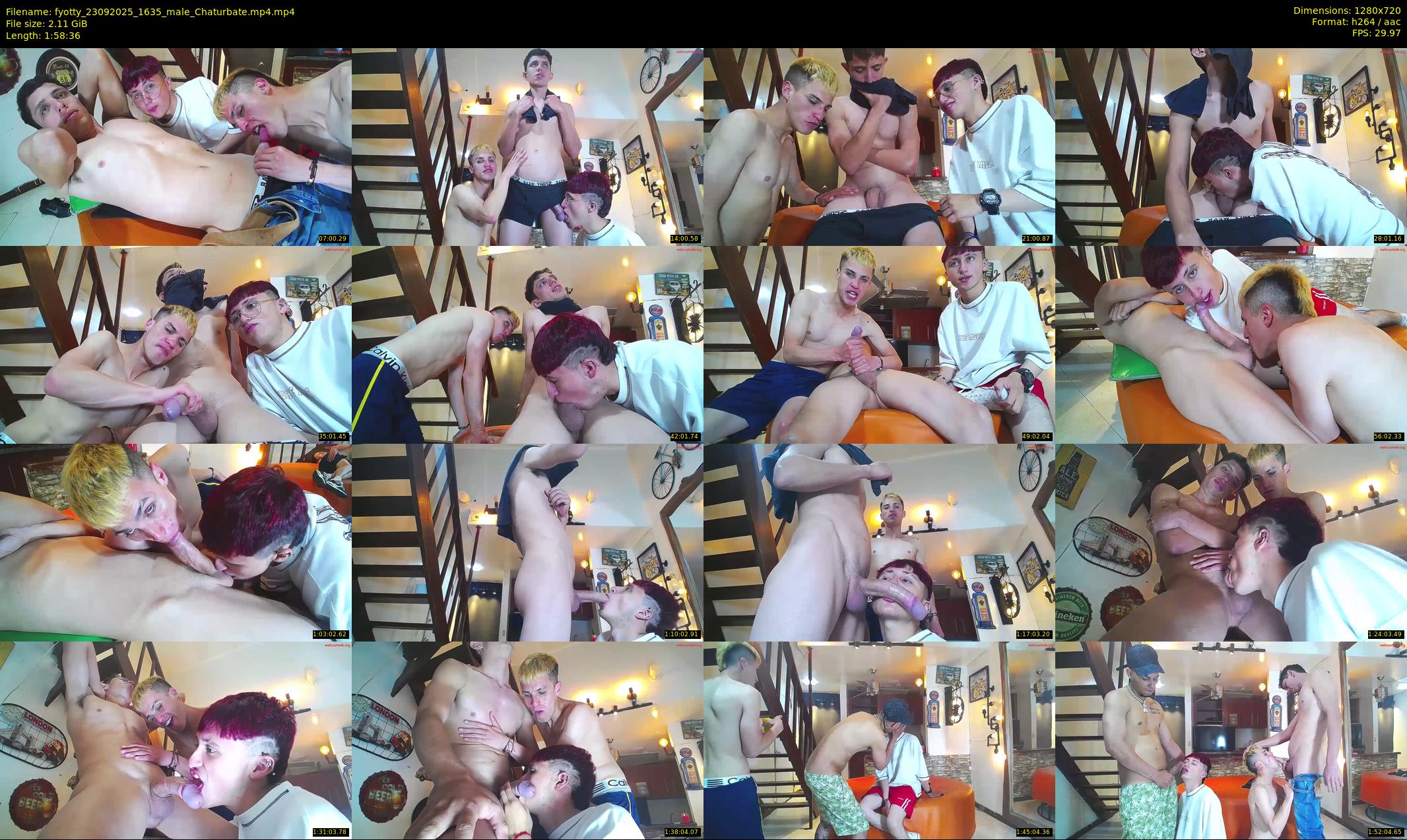 fyotty — 119 minute Chaturbate male cam show recording, 720p, Sep 23, 2025