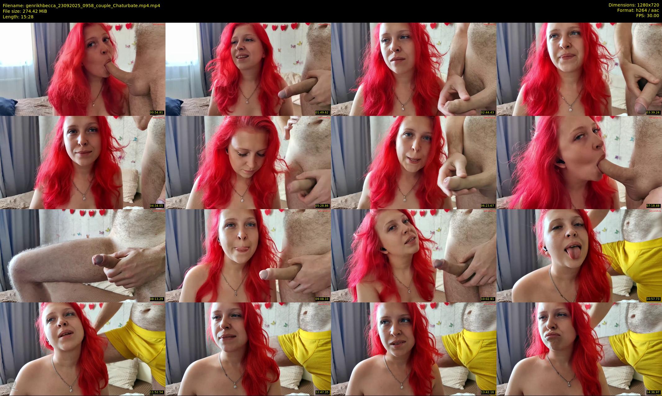 genrikhbecca — 16 minute Chaturbate couple cam show recording, 720p, Sep 23, 2025