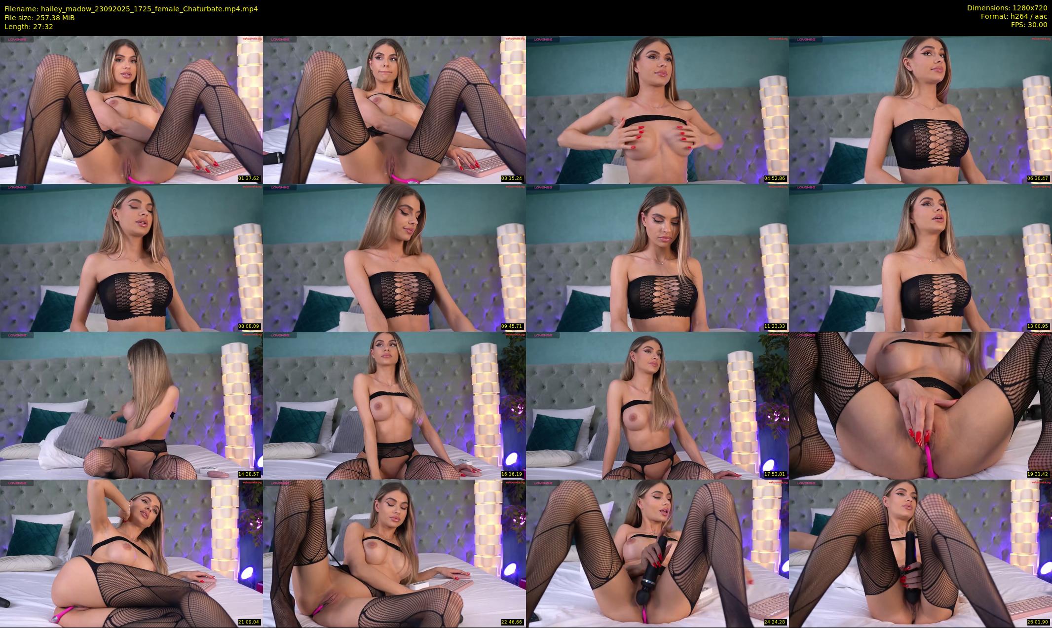 hailey_madow — 28 minute Chaturbate female cam show recording, 720p, Sep 23, 2025
