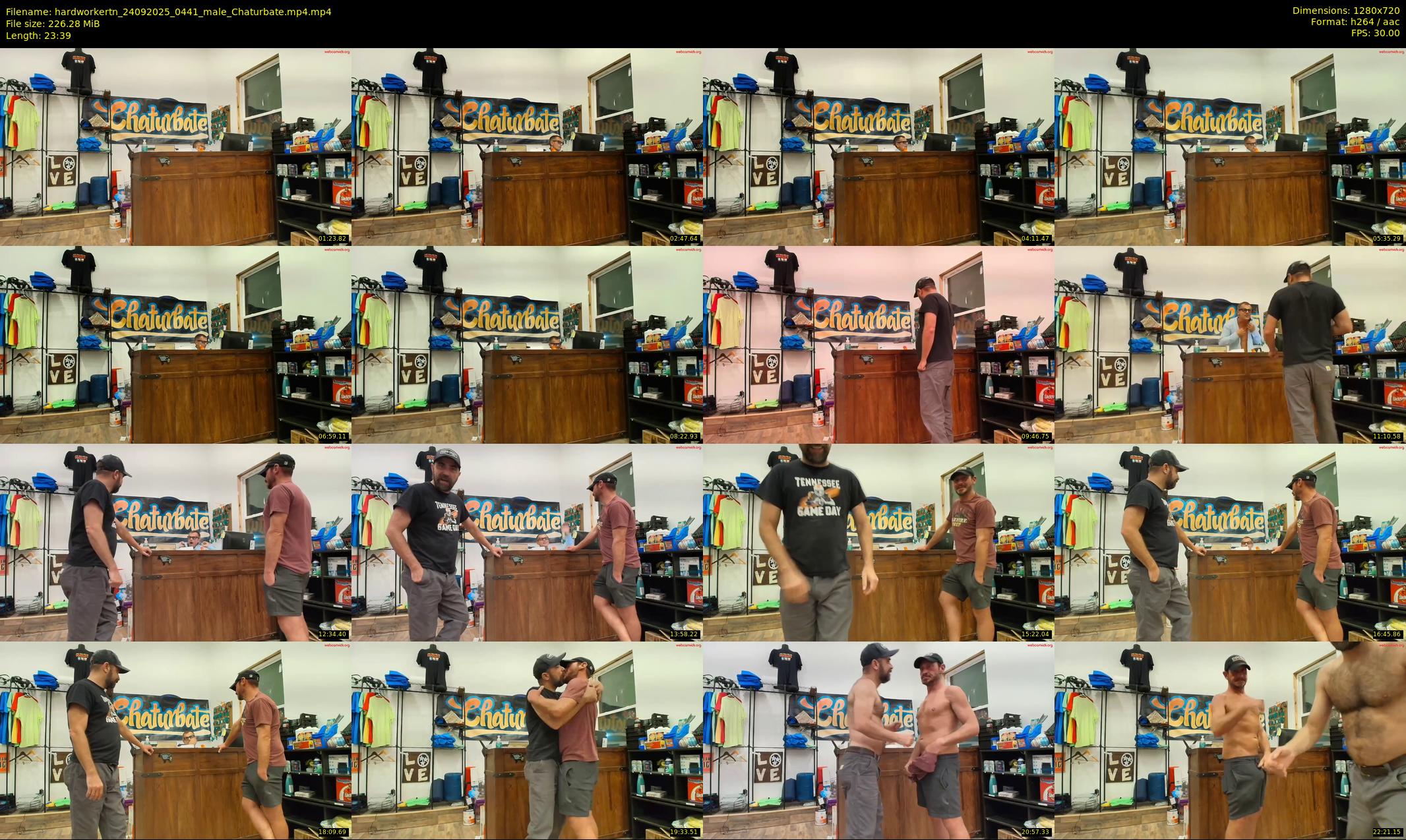 hardworkertn — 24 minute Chaturbate male cam show recording, 720p, Sep 24, 2025