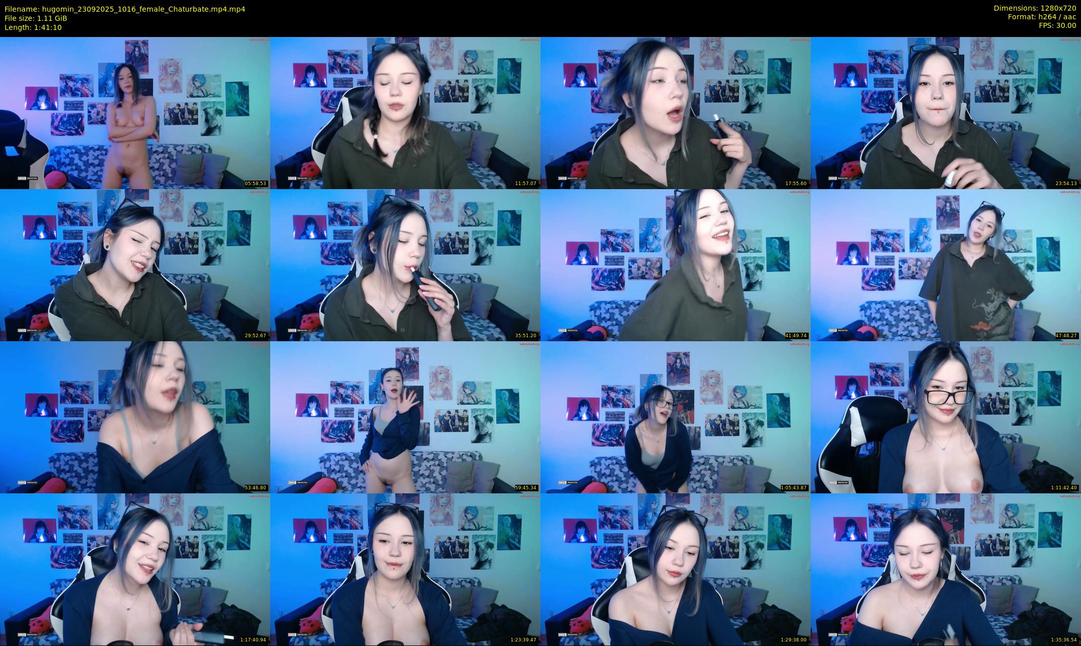 hugomin — 102 minute Chaturbate female cam show recording, 720p, Sep 23, 2025