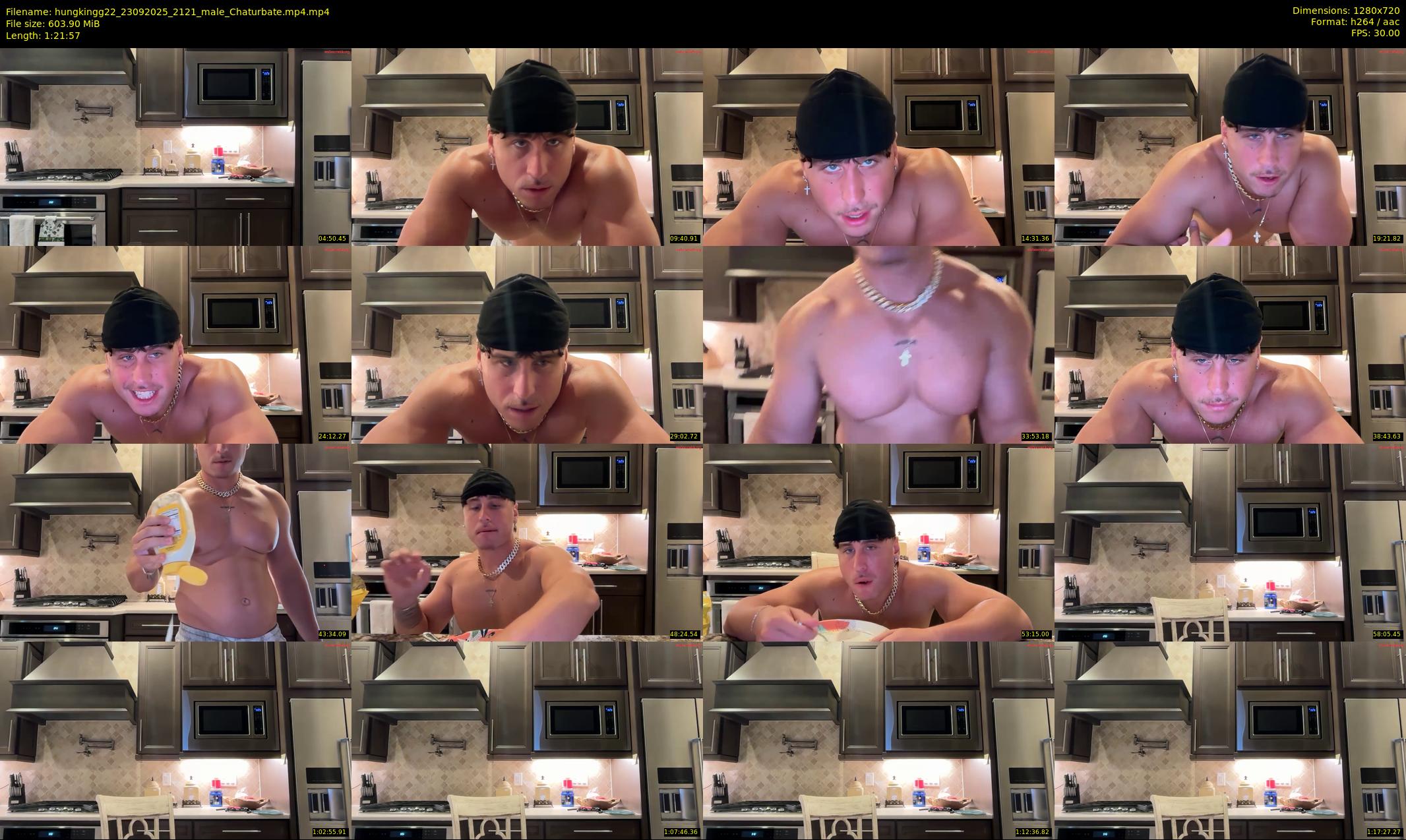 hungkingg22 — 82 minute Chaturbate male cam show recording, 720p, Sep 23, 2025