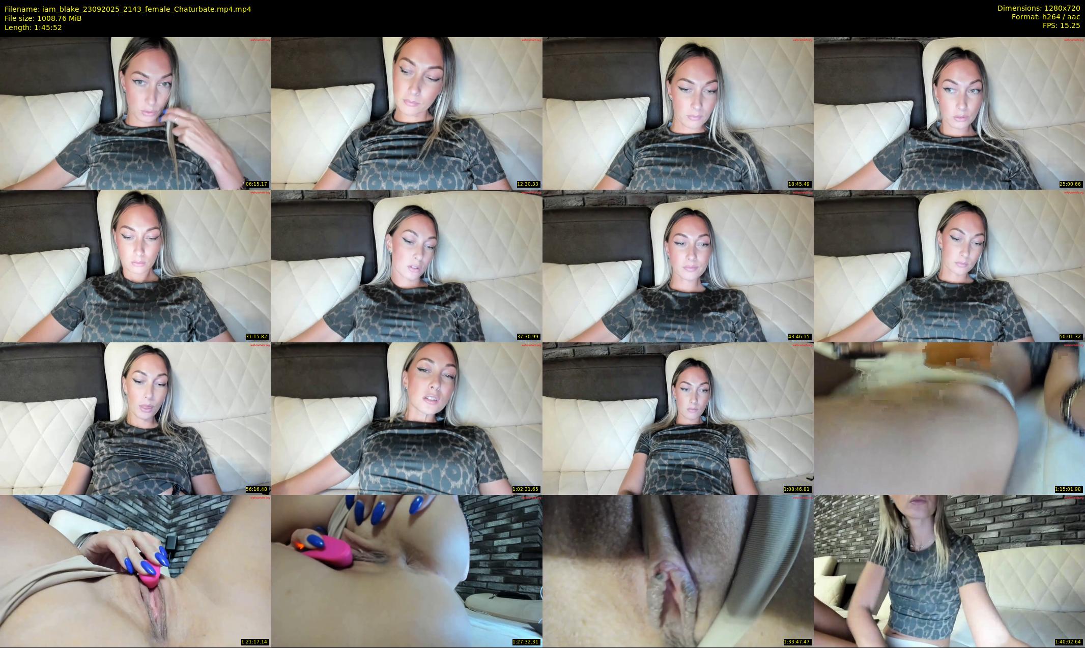 iam_blake — 106 minute Chaturbate female cam show recording, 720p, Sep 23, 2025
