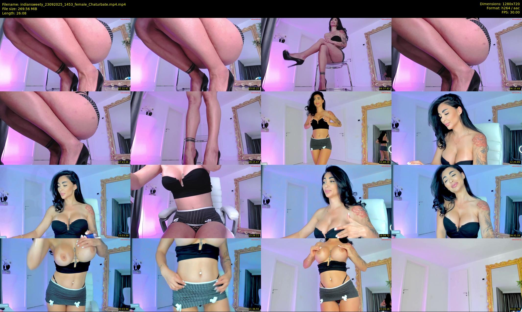 indiansweety — 27 minute Chaturbate female cam show recording, 720p, Sep 23, 2025
