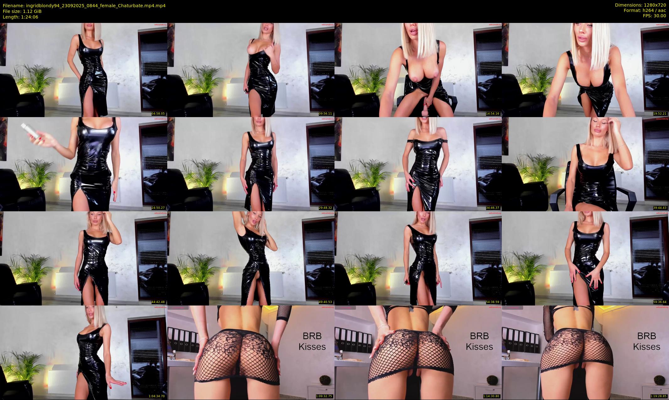 ingridblondy94 — 85 minute Chaturbate female cam show recording, 720p, Sep 23, 2025