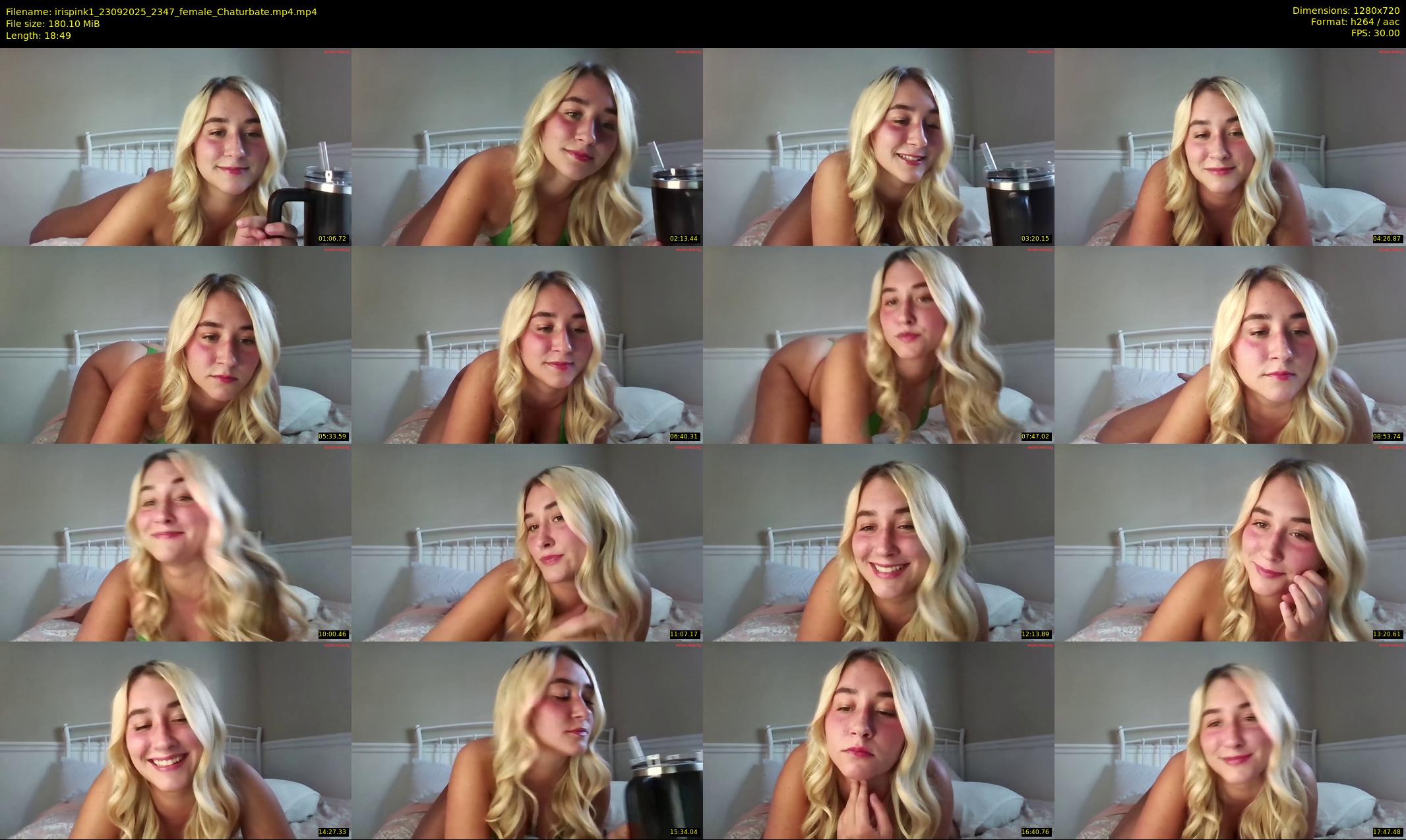 irispink1 — 19 minute Chaturbate female cam show recording, 720p, Sep 23, 2025