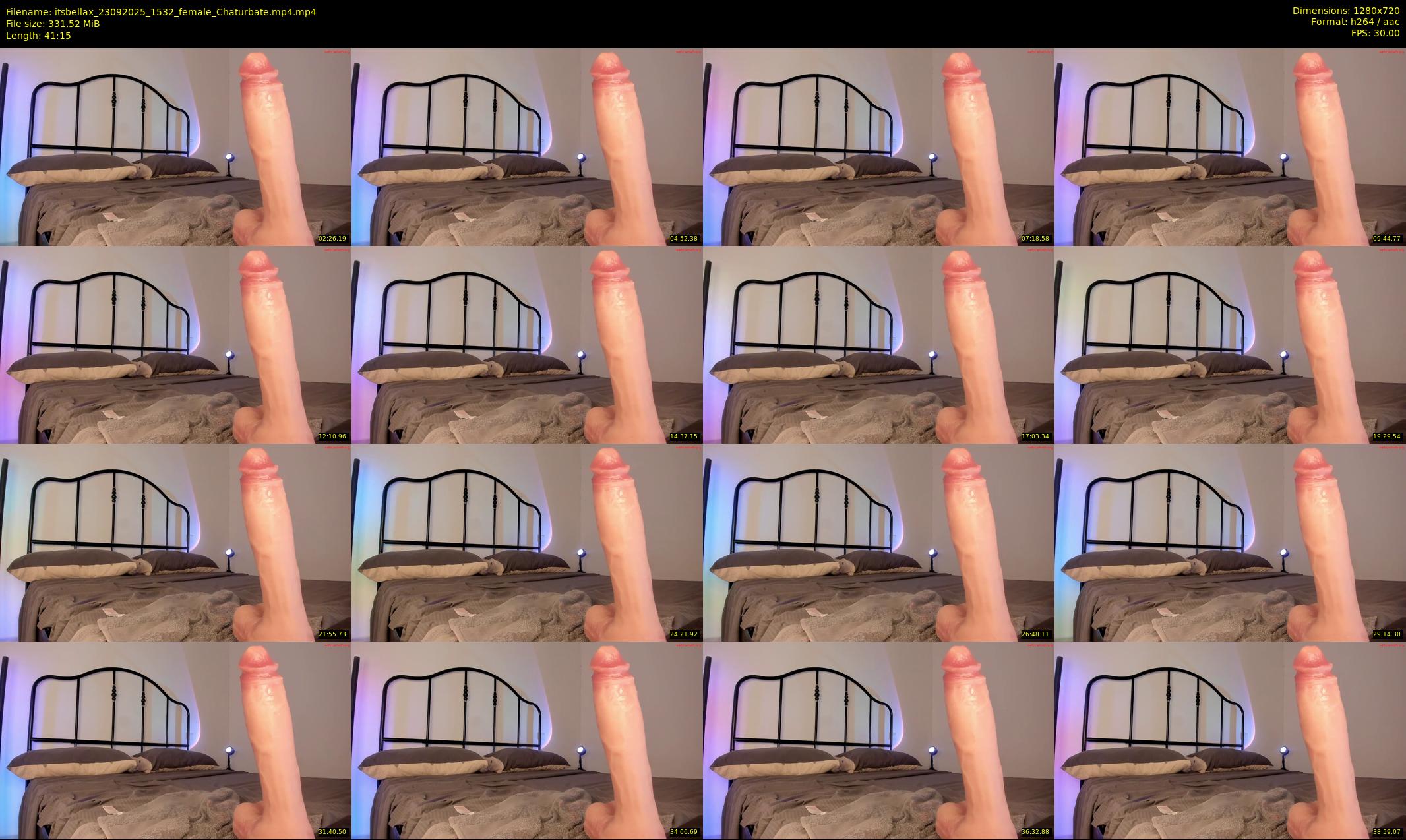 itsbellax — 42 minute Chaturbate female cam show recording, 720p, Sep 23, 2025