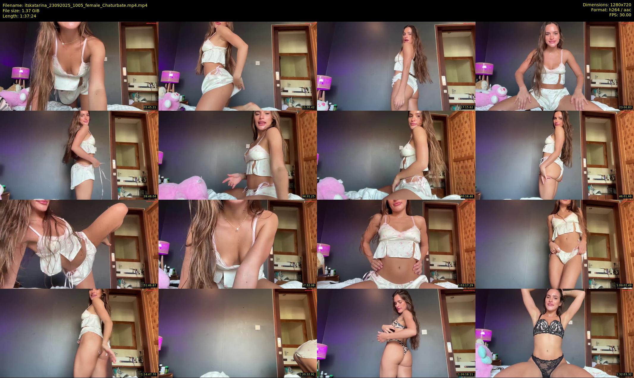 itskatarina — 98 minute Chaturbate female cam show recording, 720p, Sep 23, 2025