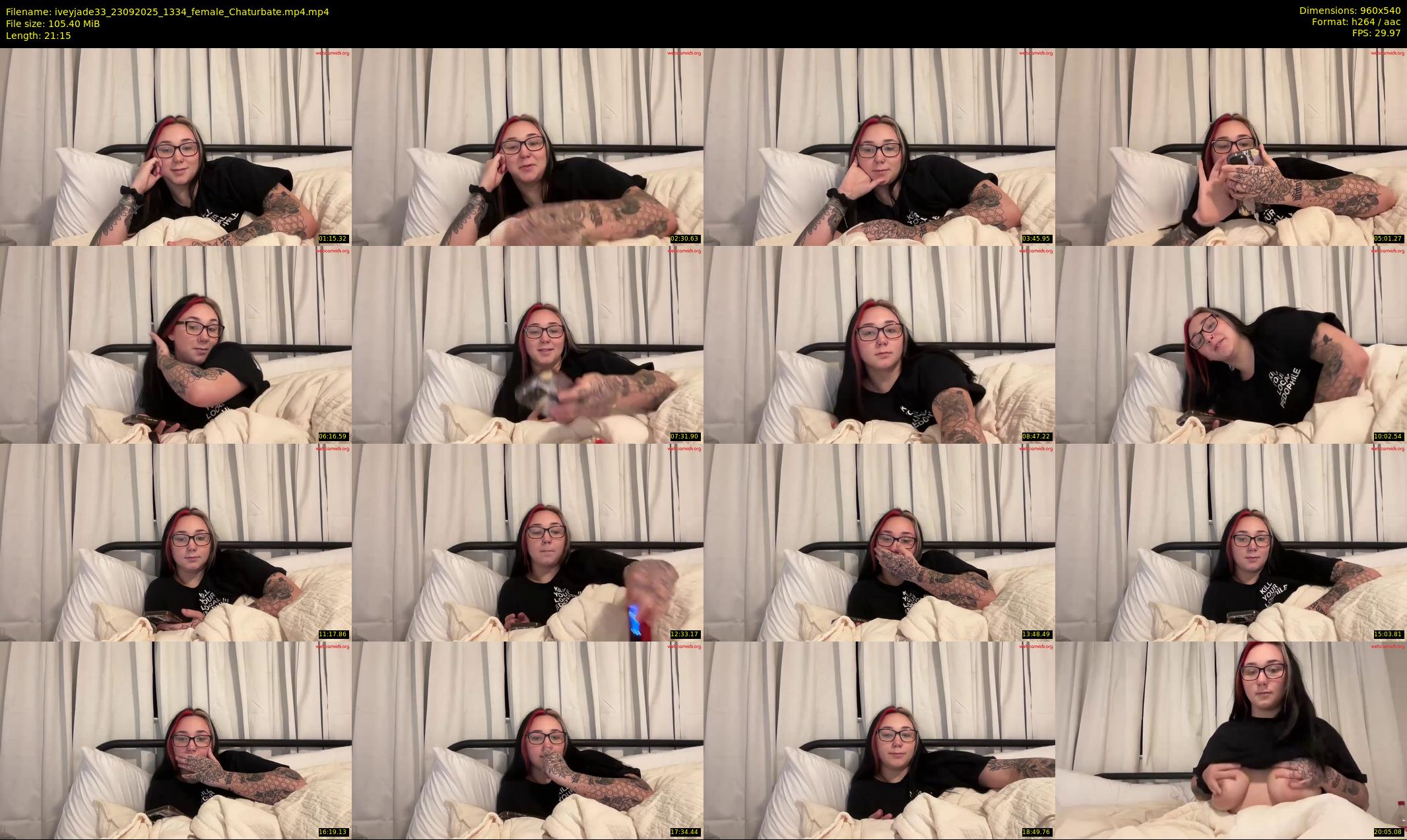 iveyjade33 — 22 minute Chaturbate female cam show recording, 480p, Sep 23, 2025