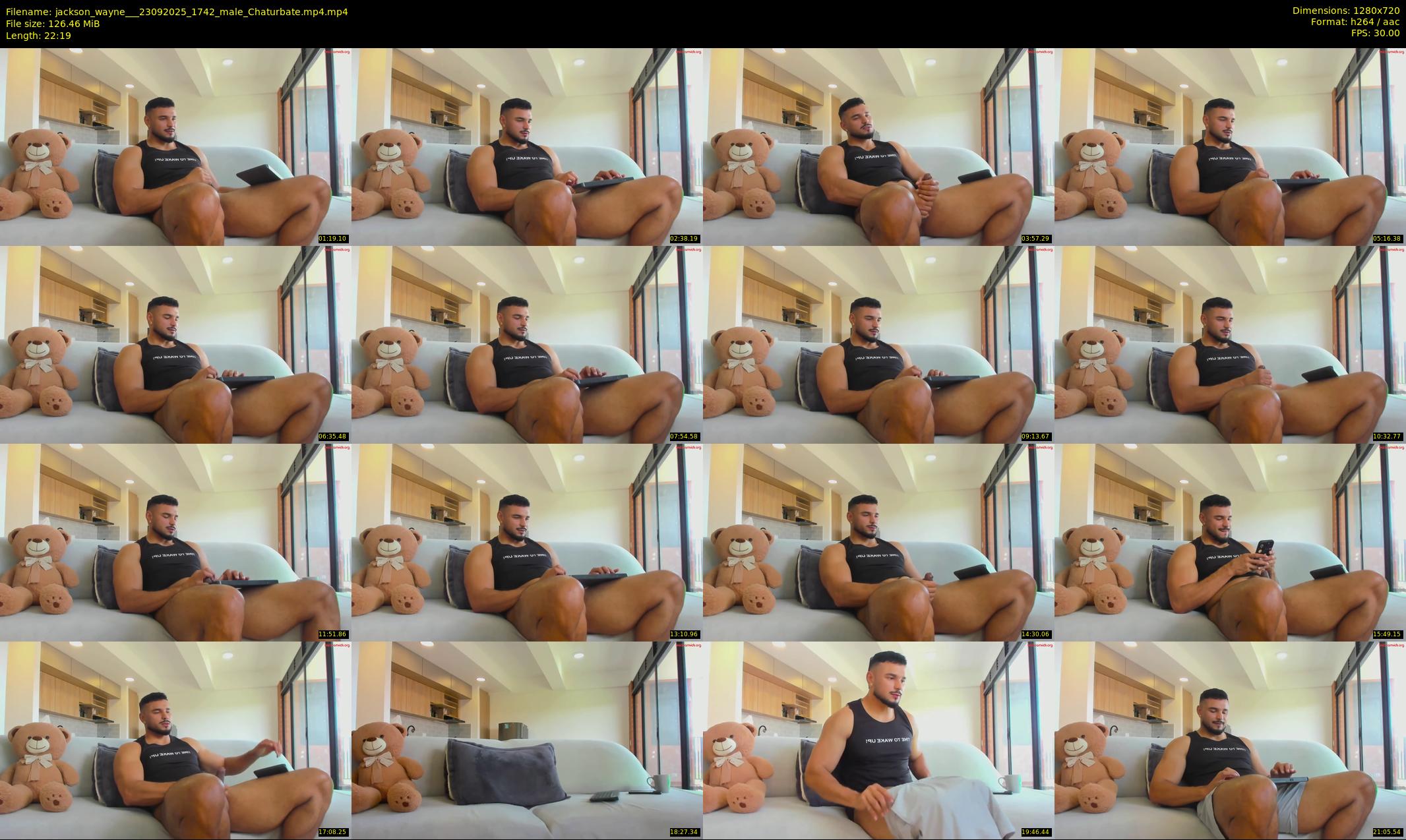 jackson_wayne__ — 23 minute Chaturbate male cam show recording, 720p, Sep 23, 2025