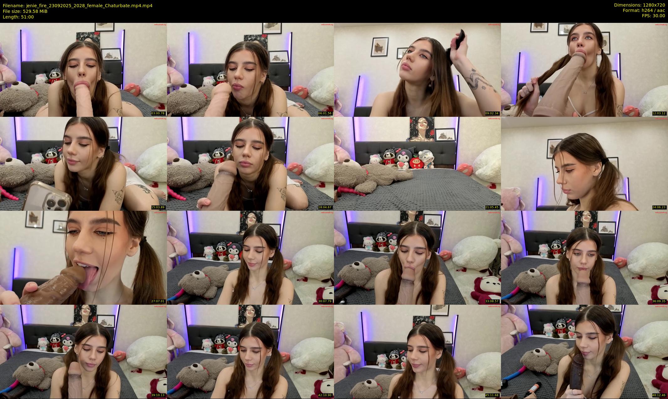 jenie_fire — 51 minute Chaturbate female cam show recording, 720p, Sep 23, 2025