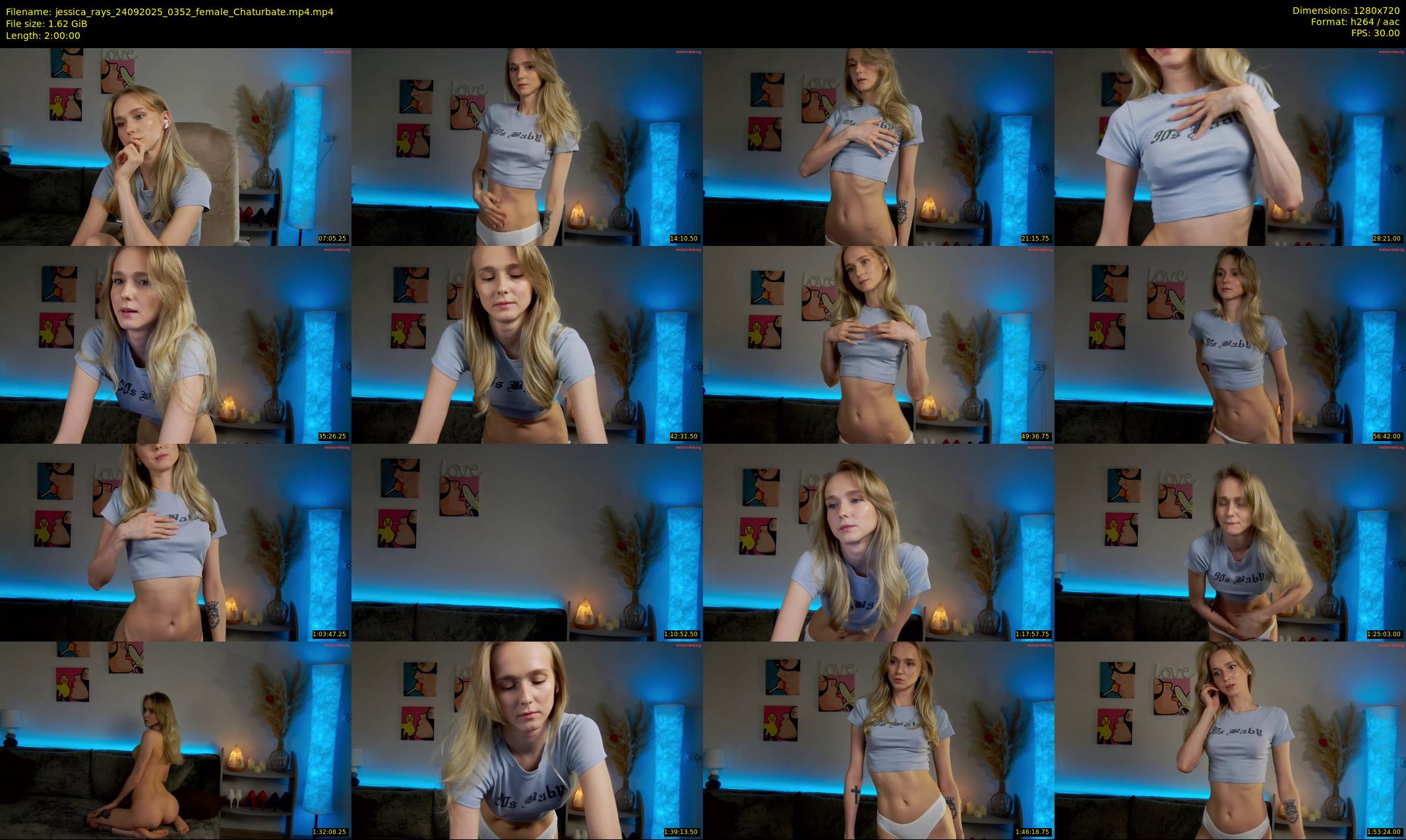 jessica_rays — 120 minute Chaturbate couple cam show recording, 720p, Sep 24, 2025