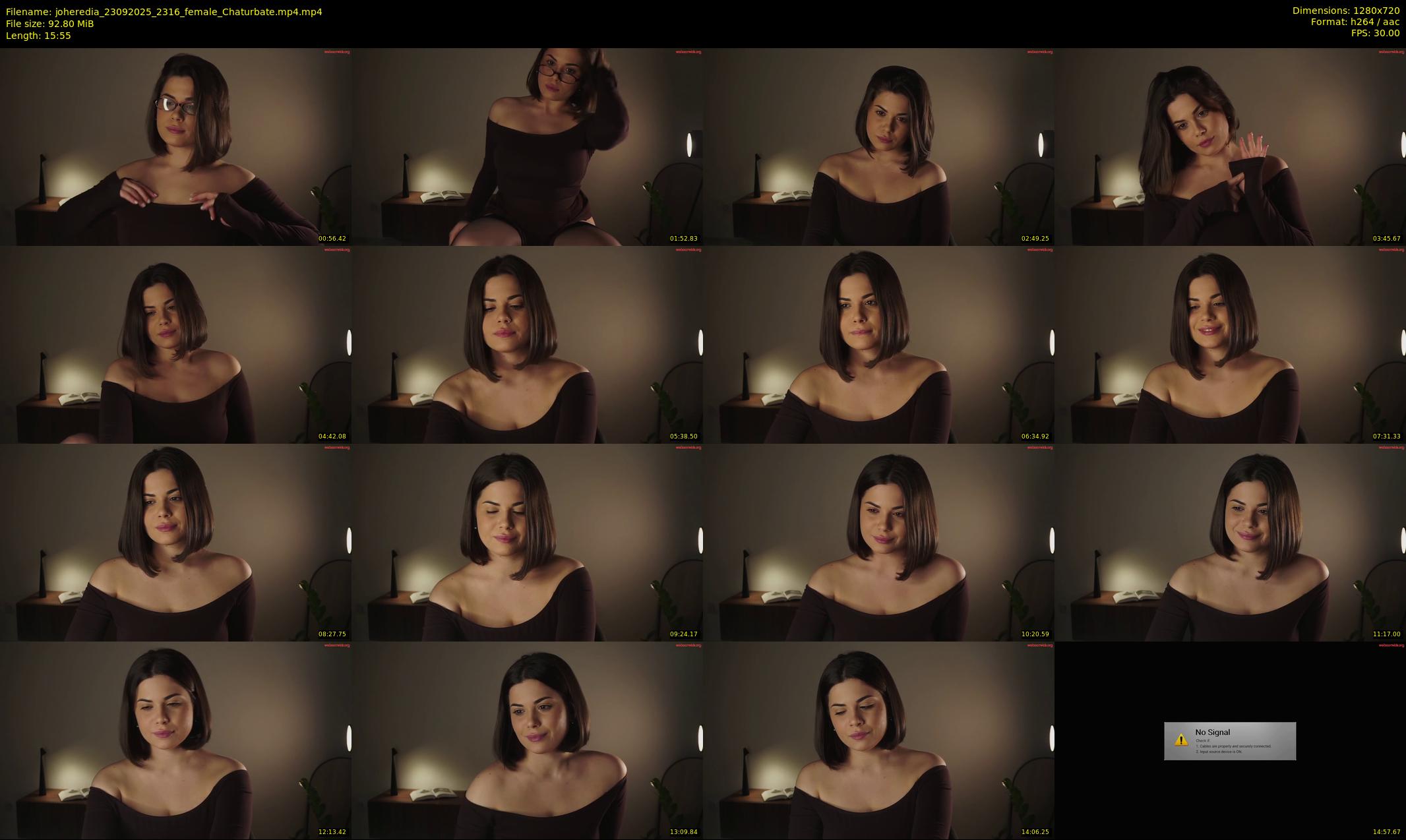 joheredia — 16 minute Chaturbate female cam show recording, 720p, Sep 23, 2025