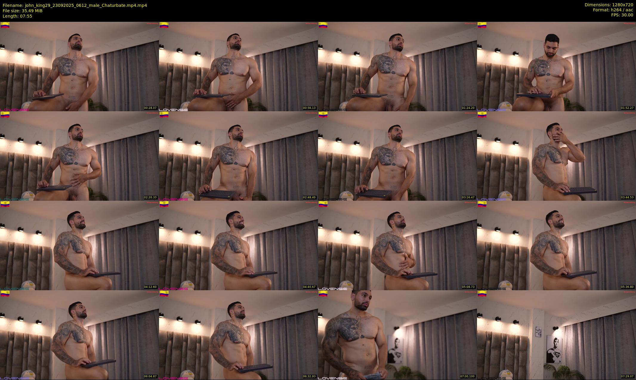 john_king29 — 8 minute Chaturbate male cam show recording, 720p, Sep 23, 2025