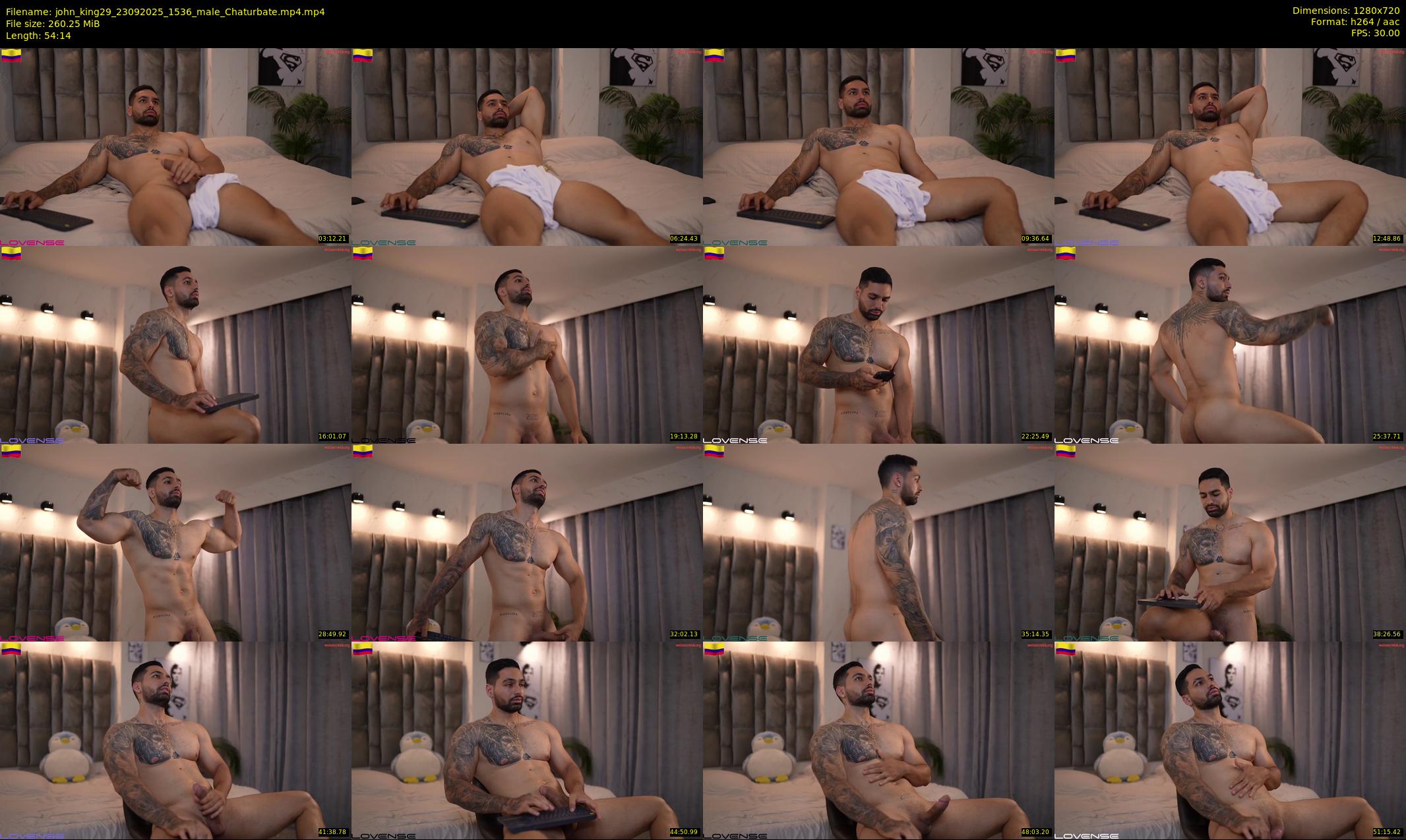 john_king29 — 55 minute Chaturbate male cam show recording, 720p, Sep 23, 2025