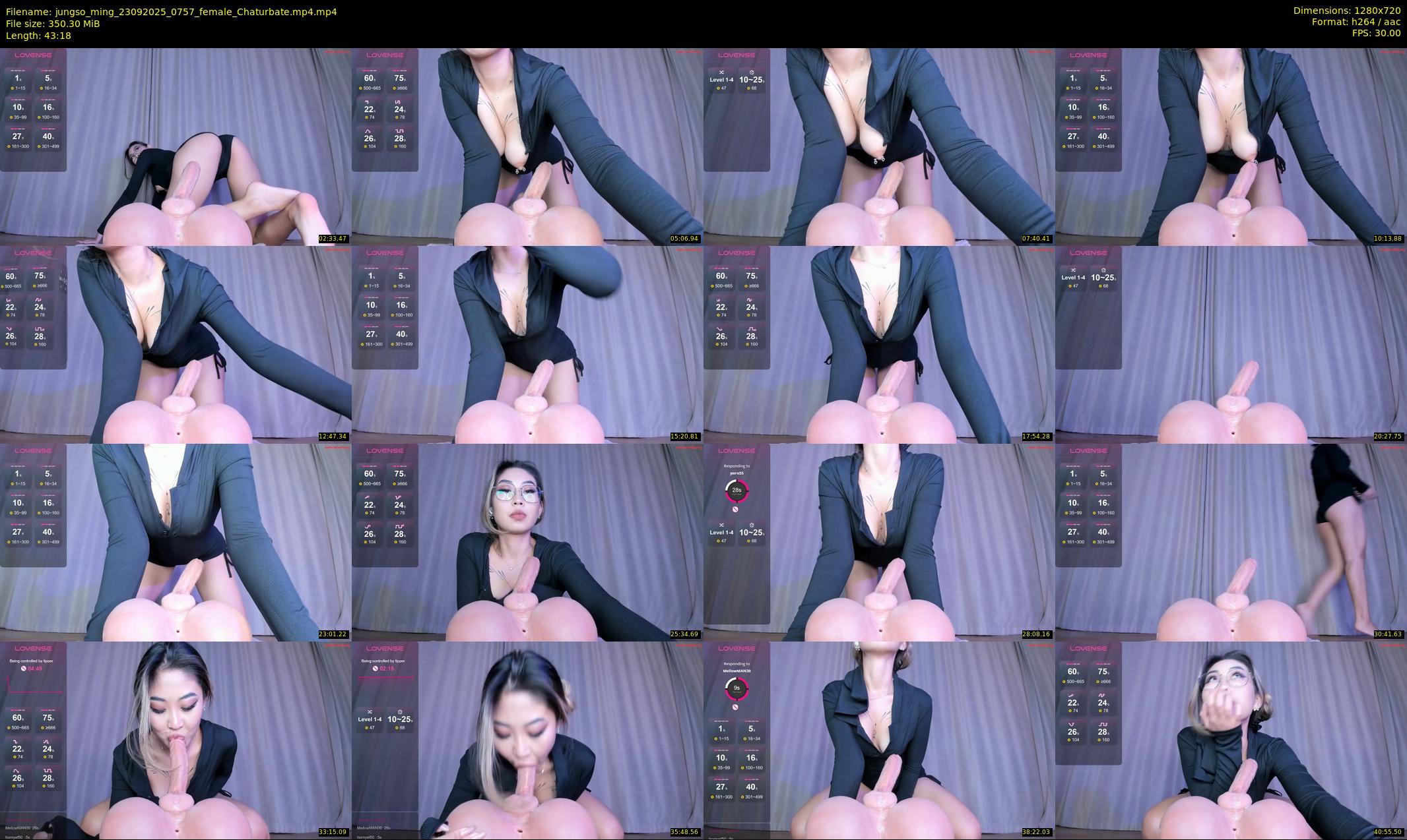 jungso_ming — 44 minute Chaturbate female cam show recording, 720p, Sep 23, 2025