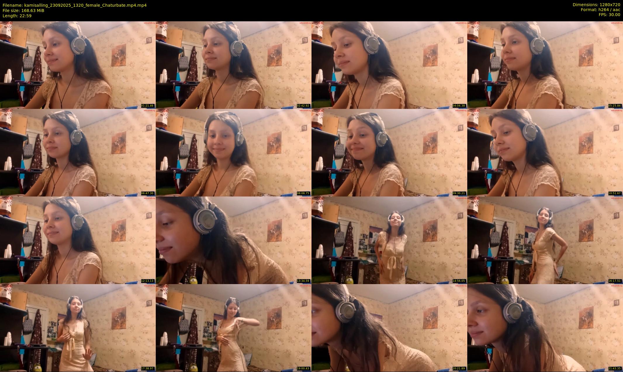 kamisalling — 23 minute Chaturbate female cam show recording, 720p, Sep 23, 2025