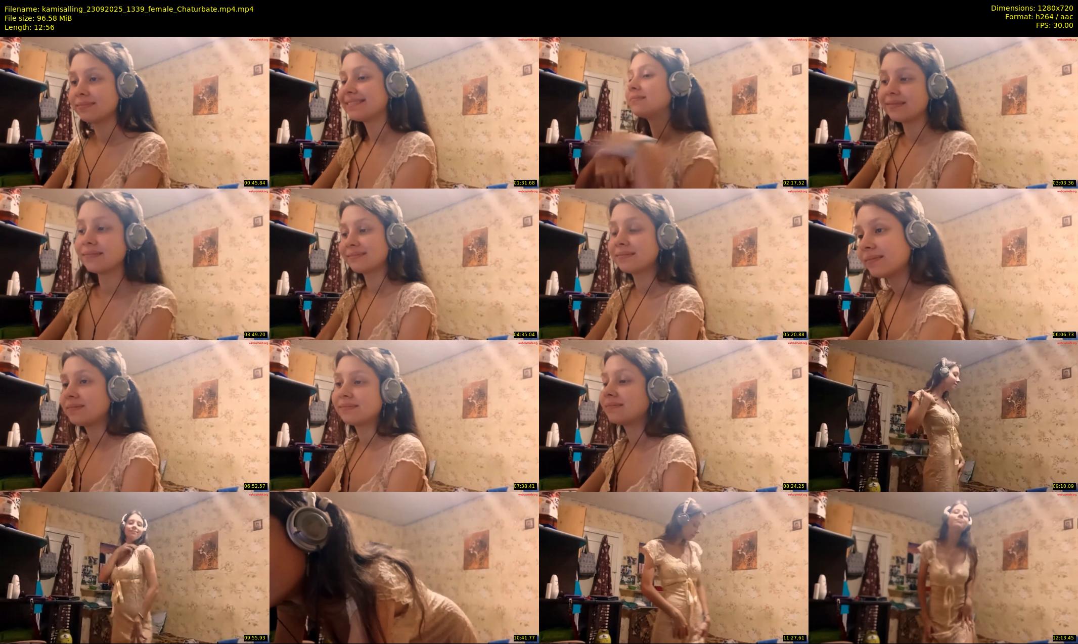 kamisalling — 13 minute Chaturbate female cam show recording, 720p, Sep 23, 2025