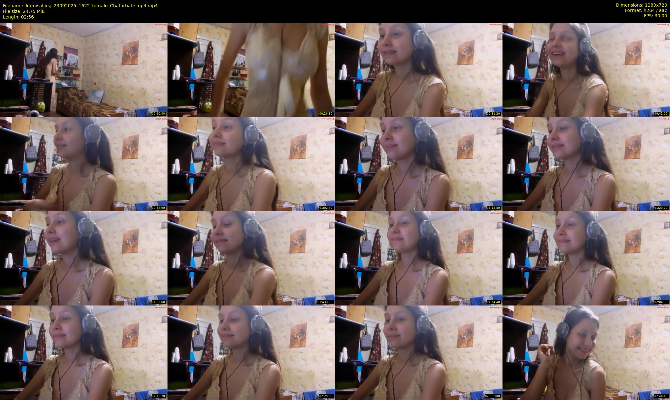 kamisalling — 3 minute Chaturbate female cam show recording, 720p, Sep 23, 2025