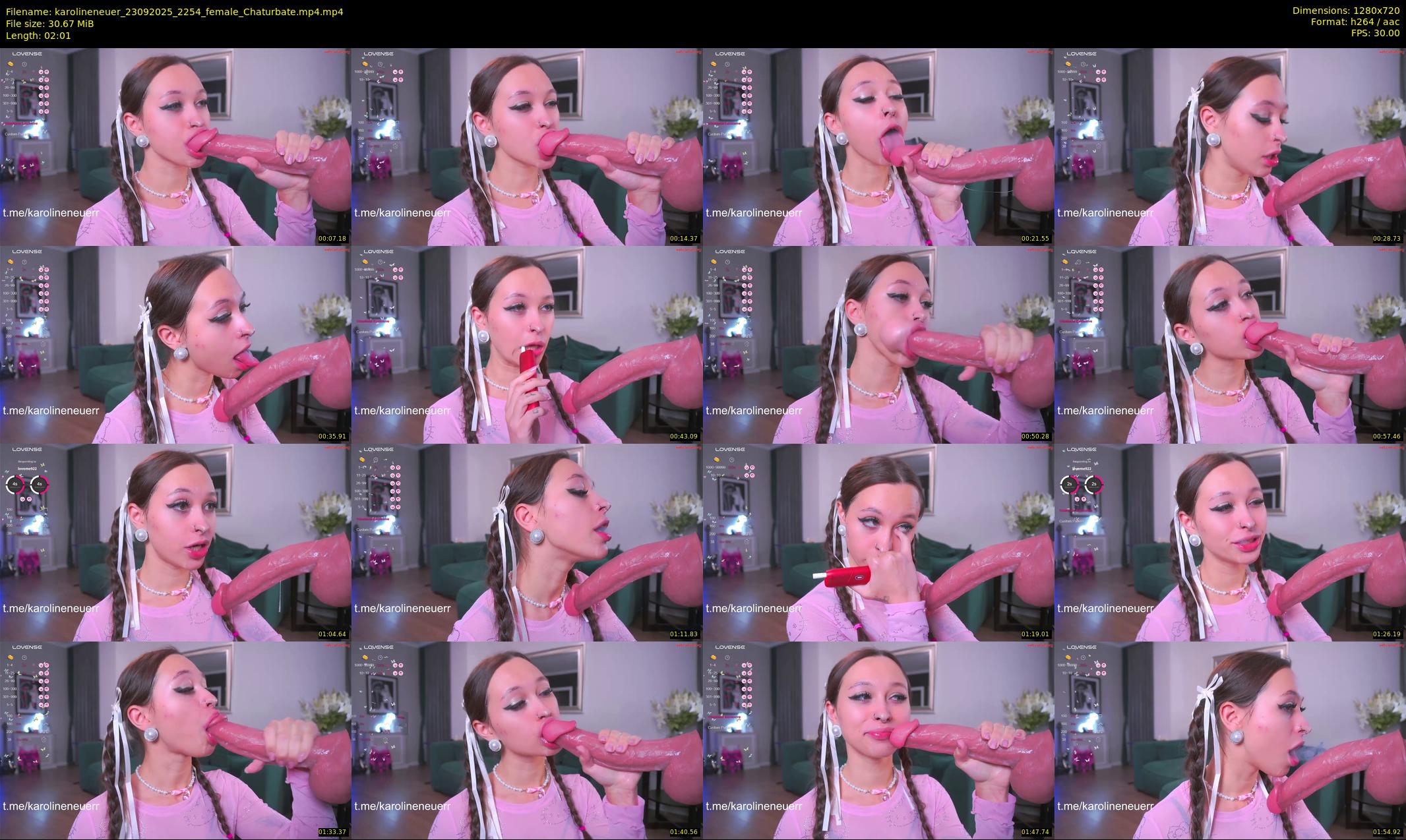 karolineneuer — 3 minute Chaturbate female cam show recording, 720p, Sep 23, 2025