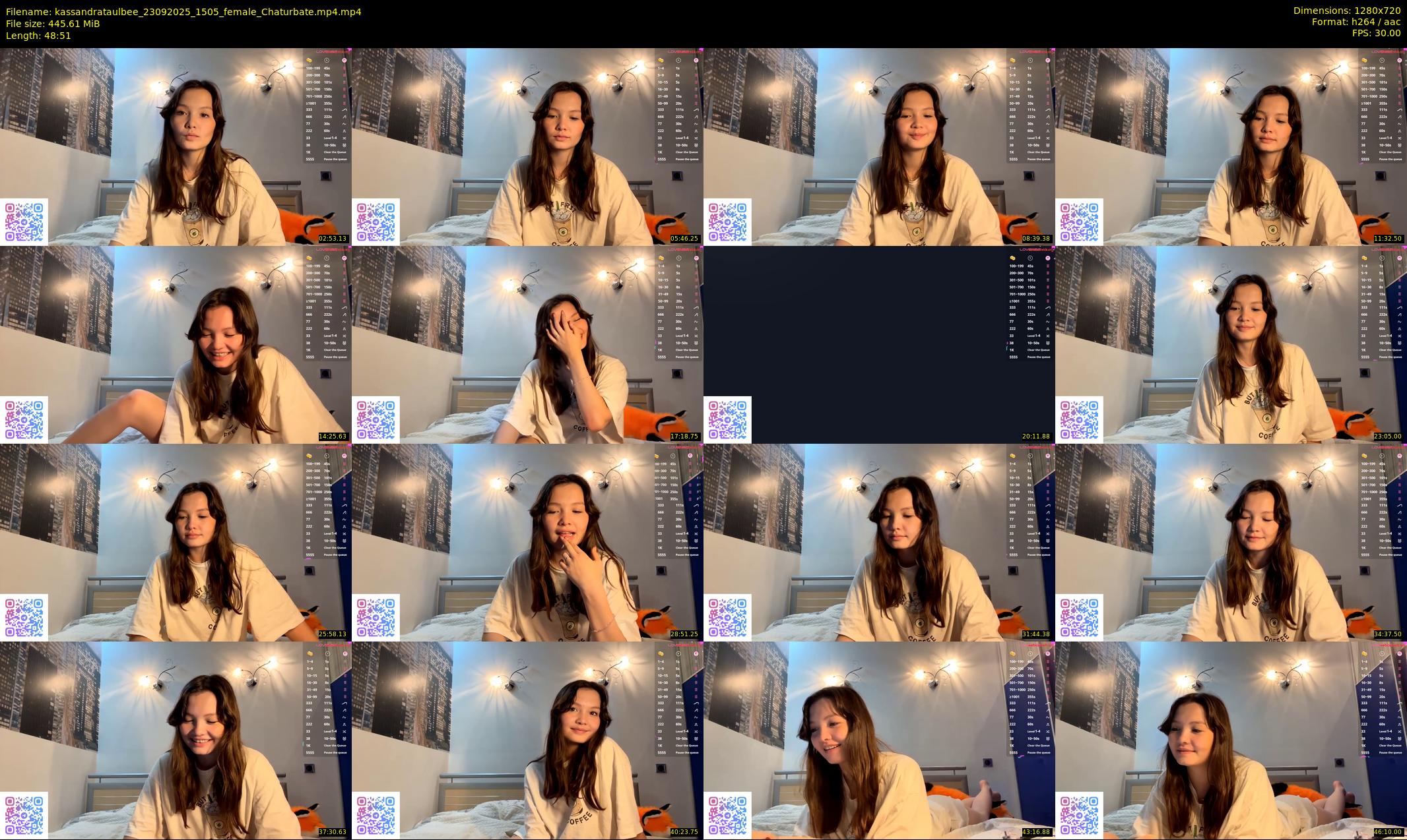 kassandrataulbee — 49 minute Chaturbate female cam show recording, 720p, Sep 23, 2025