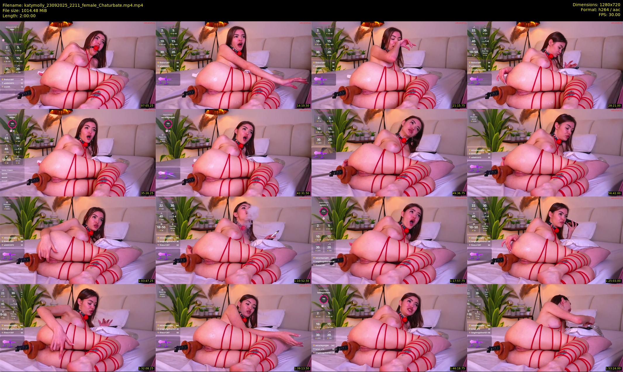 katymolly — 120 minute Chaturbate female cam show recording, 720p, Sep 23, 2025